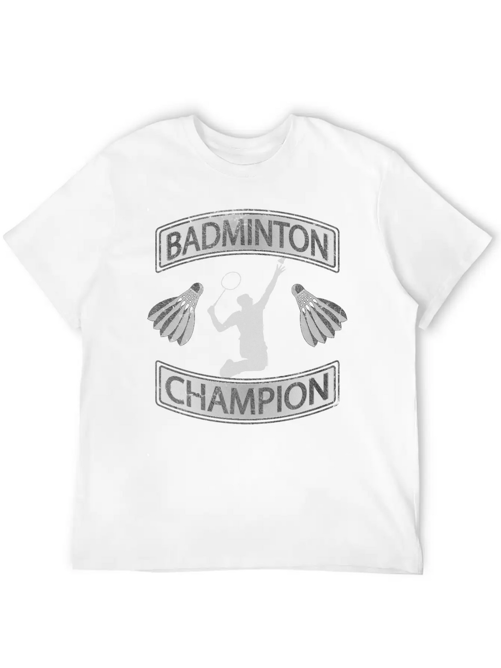 Badminton Champion Smash Unisex Casual T-Shirt – Clean Design For Daily Comfort