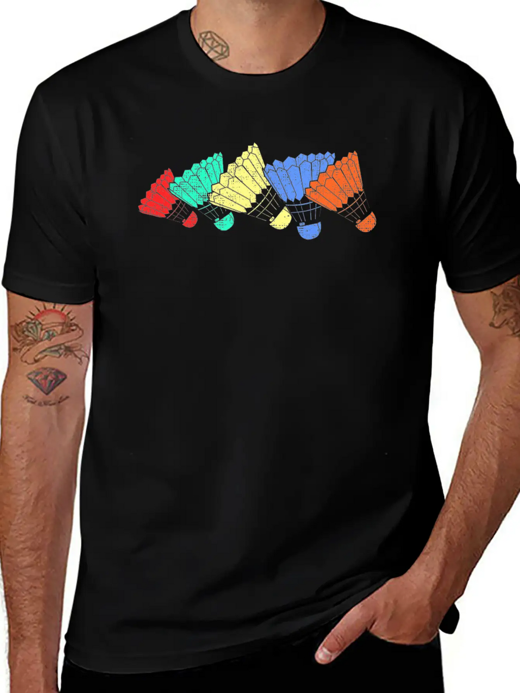 Badminton Court Field School Finals Matchplays Stylish Everyday T-Shirt – Unisex Basic Cotton Tee
