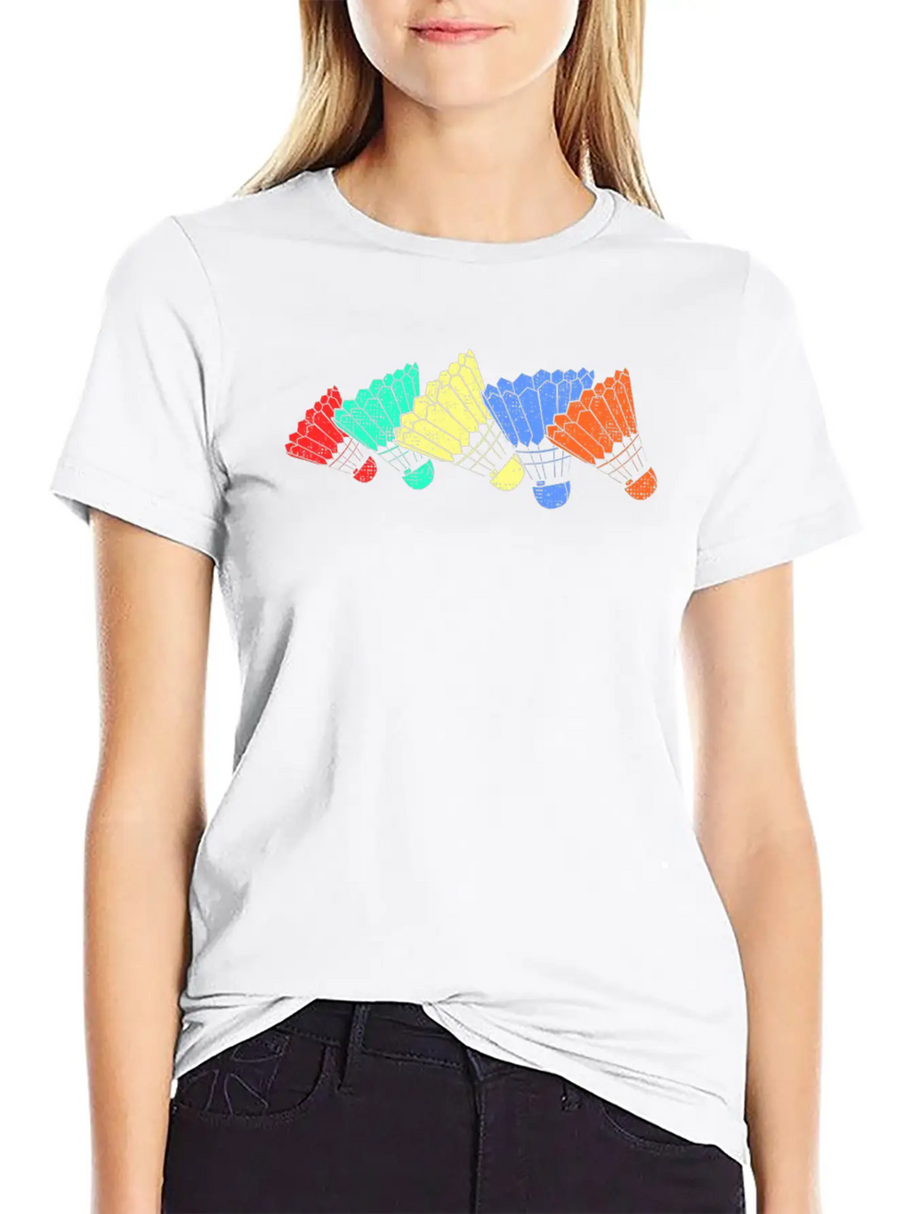 Badminton Court Field School Finals Matchplays Stylish Everyday T-Shirt – Unisex Basic Cotton Tee