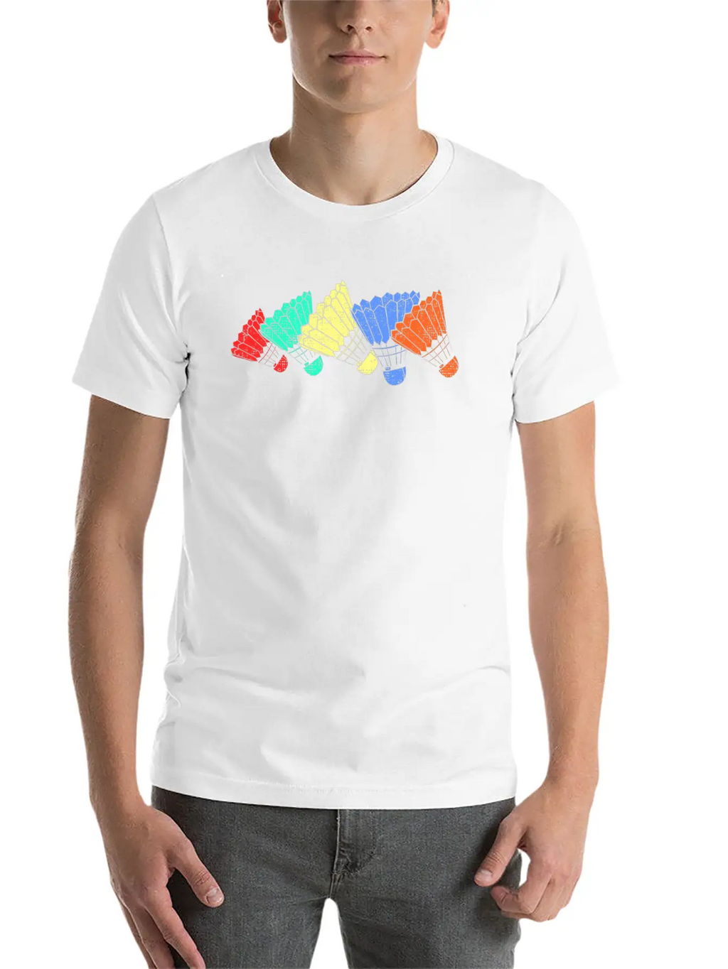 Badminton Court Field School Finals Matchplays Stylish Everyday T-Shirt – Unisex Basic Cotton Tee