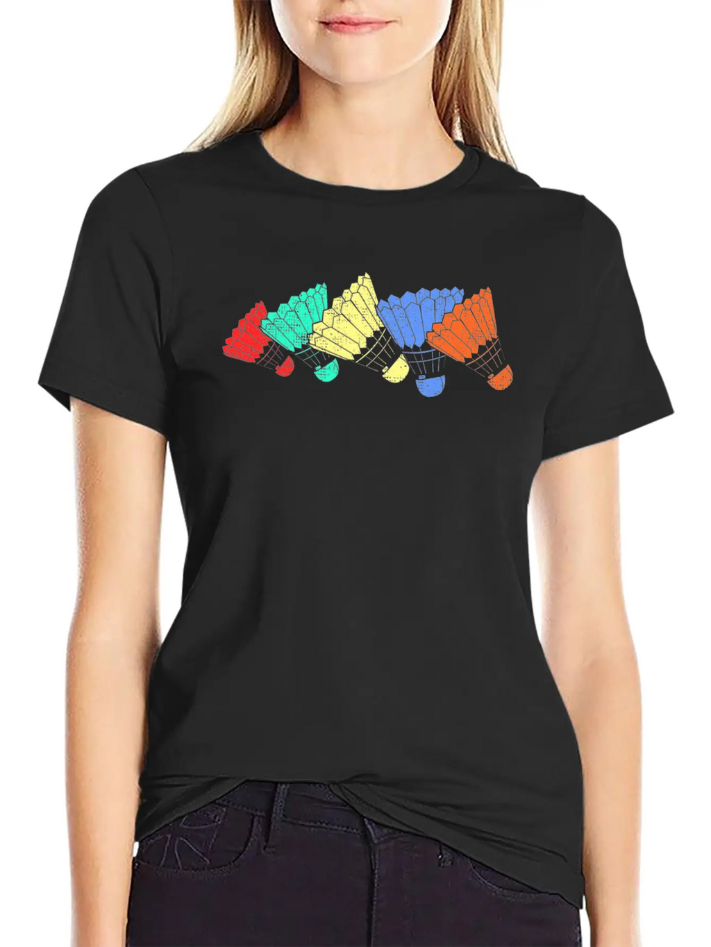 Badminton Court Field School Finals Matchplays Stylish Everyday T-Shirt – Unisex Basic Cotton Tee