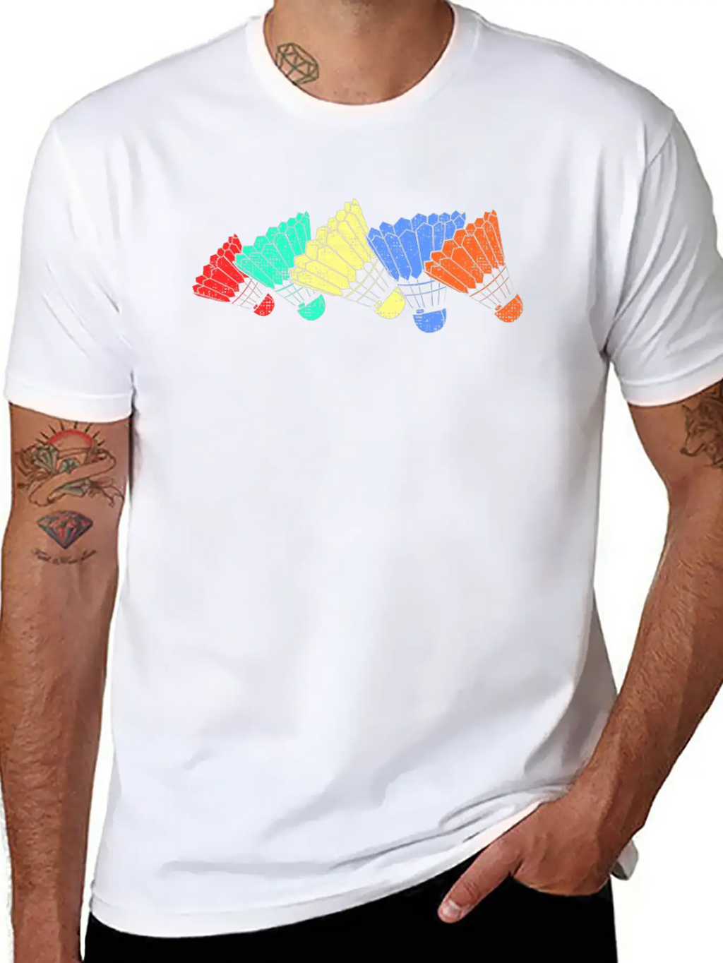 Badminton Court Field School Finals Matchplays Stylish Everyday T-Shirt – Unisex Basic Cotton Tee