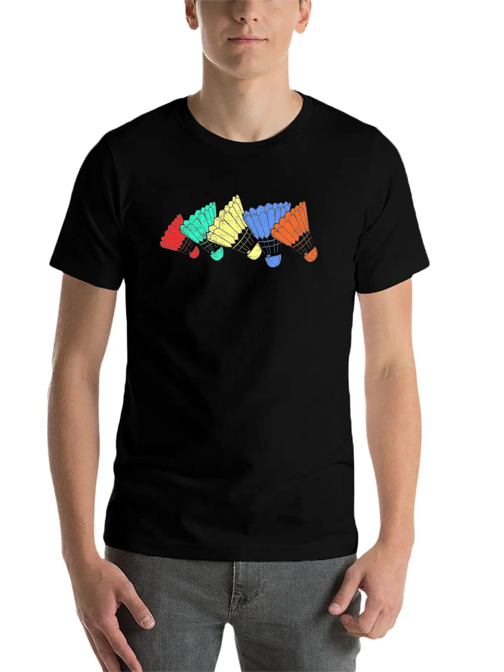 Badminton Court Field School Finals Matchplays Stylish Everyday T-Shirt – Unisex Basic Cotton Tee