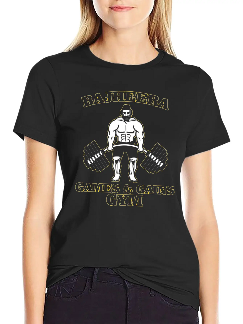 Bajheera Gym Classic Cotton Tee – Unisex Comfort For Any Season