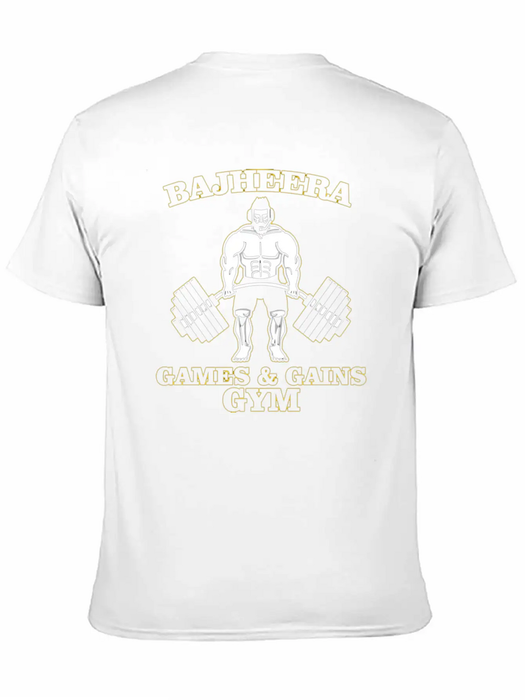 Bajheera Gym Classic Cotton Tee – Unisex Comfort For Any Season
