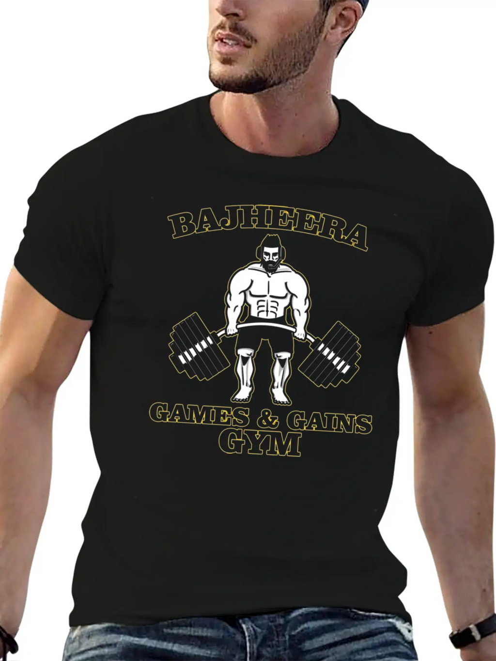 Bajheera Gym Classic Cotton Tee – Unisex Comfort For Any Season