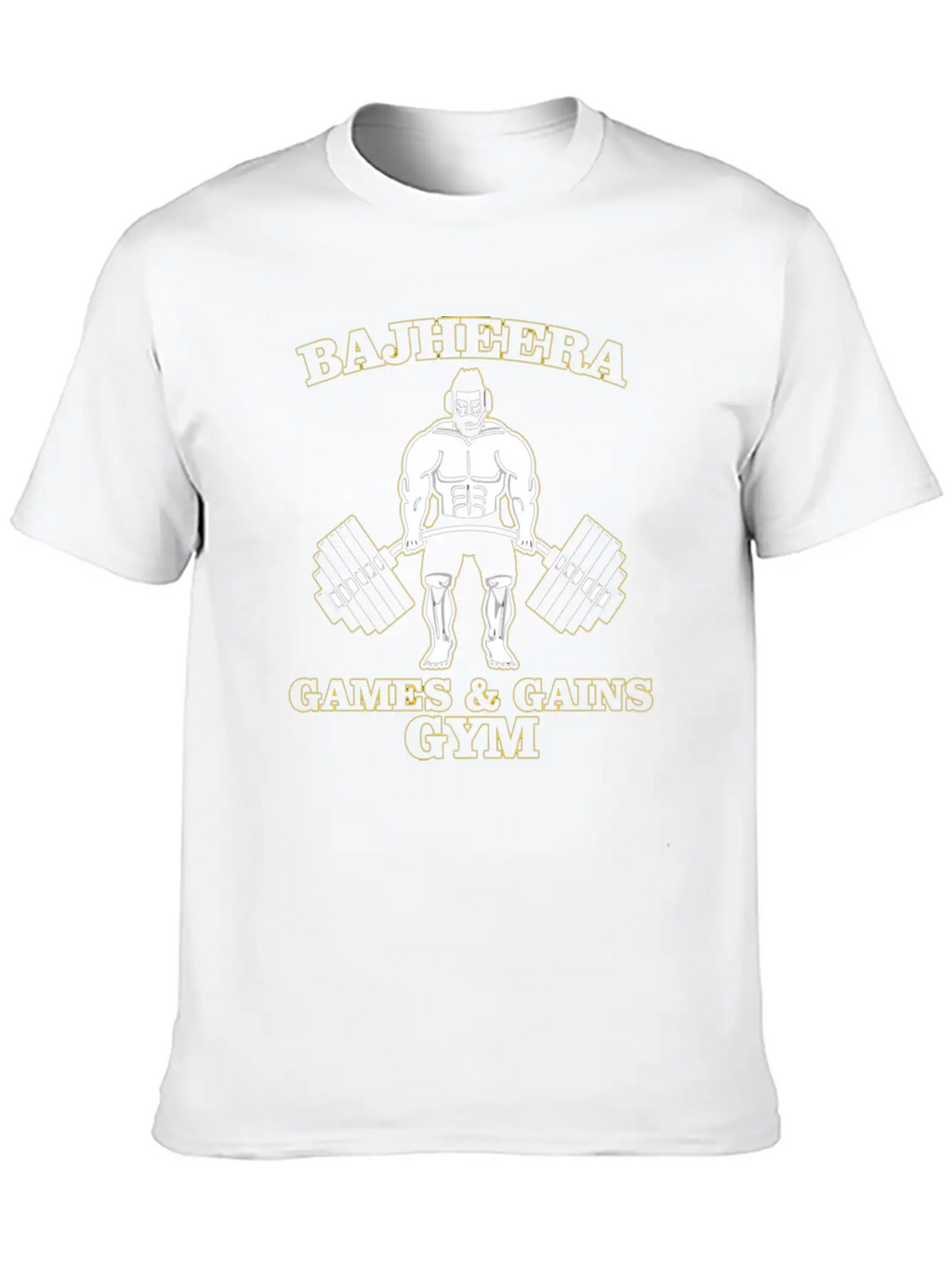 Bajheera Gym Classic Cotton Tee – Unisex Comfort For Any Season