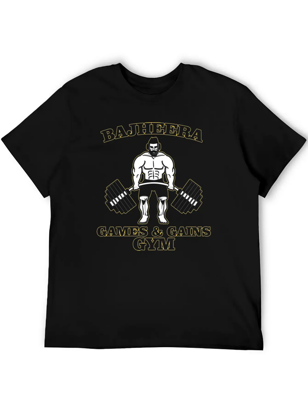 Bajheera Gym Classic Cotton Tee – Unisex Comfort For Any Season