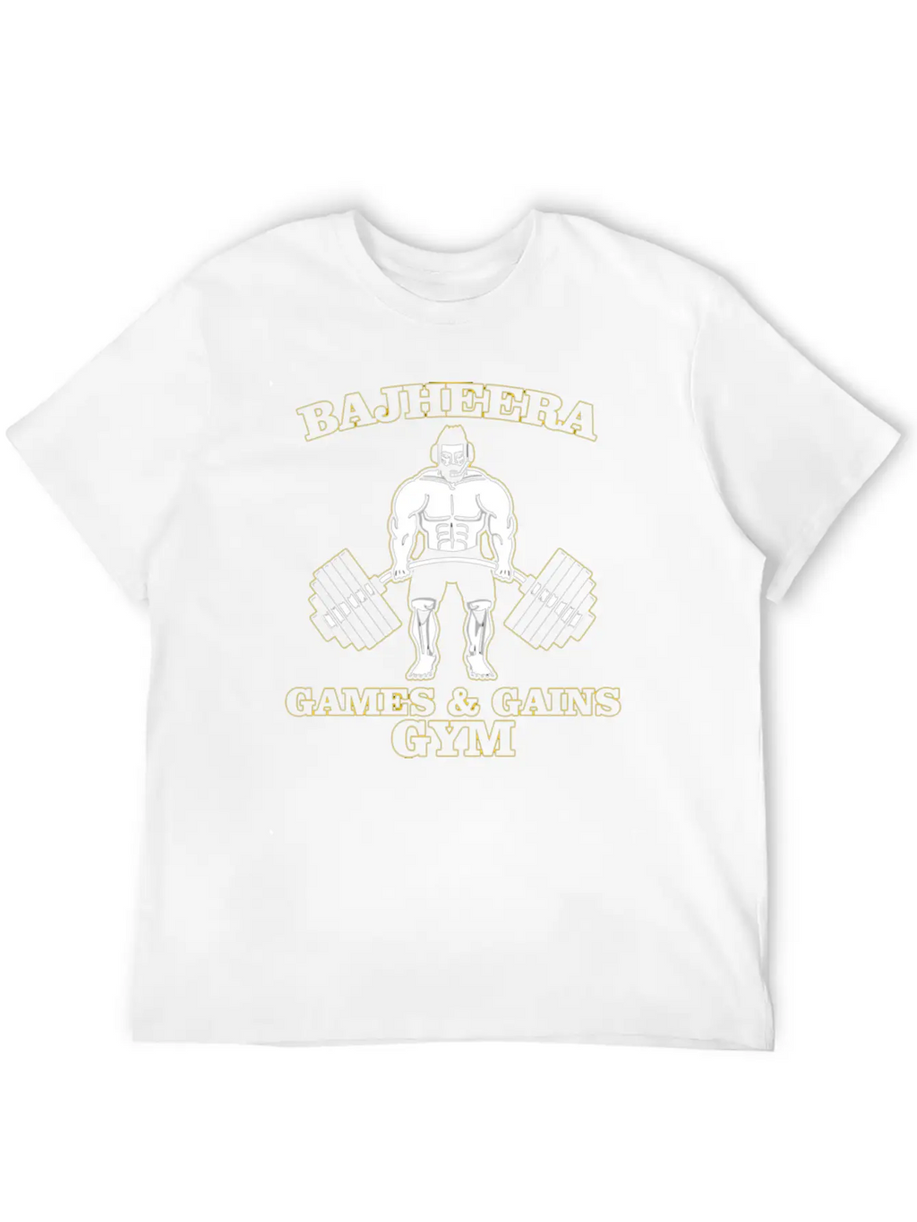 Bajheera Gym Classic Cotton Tee – Unisex Comfort For Any Season