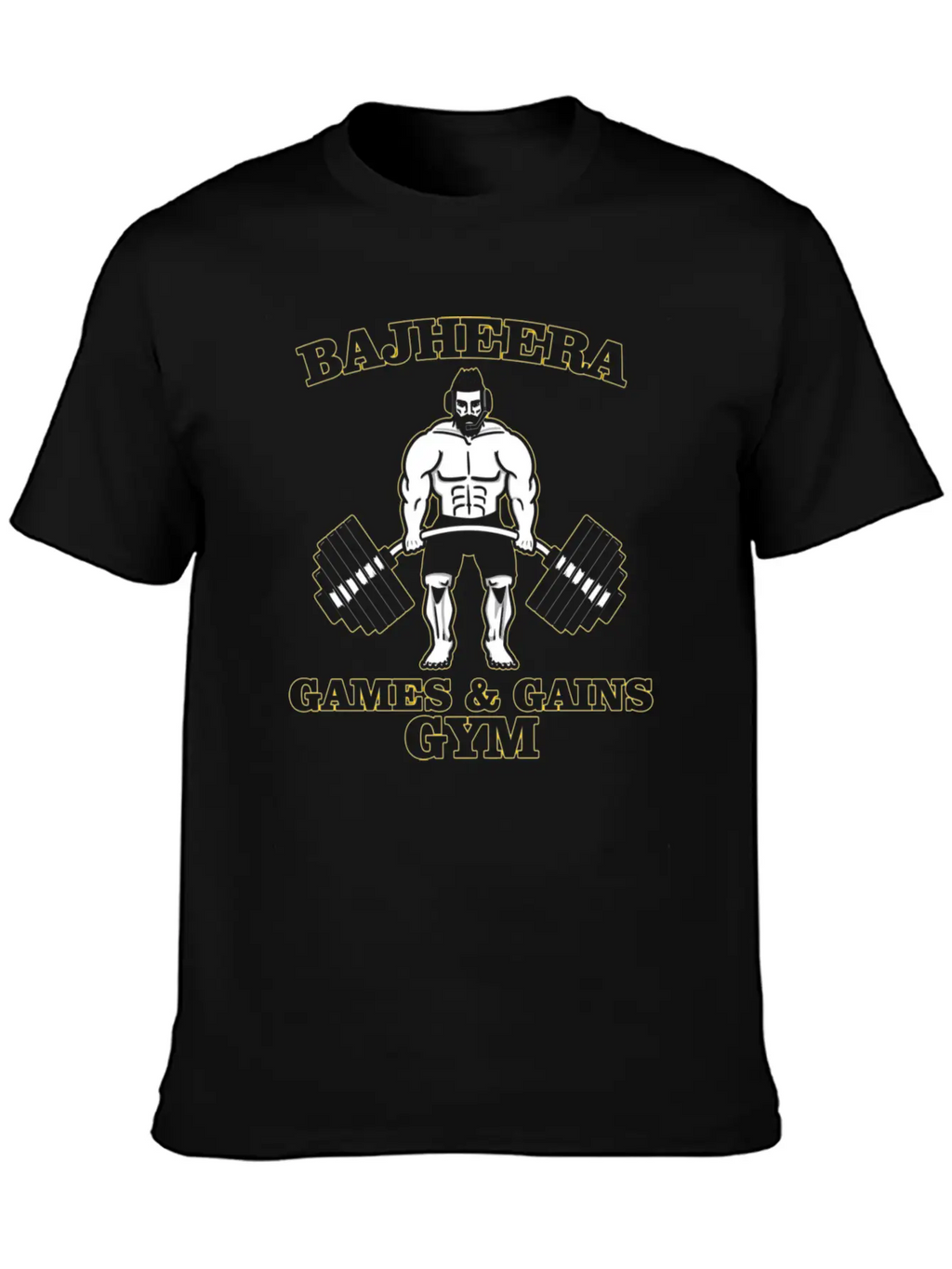 Bajheera Gym Classic Cotton Tee – Unisex Comfort For Any Season