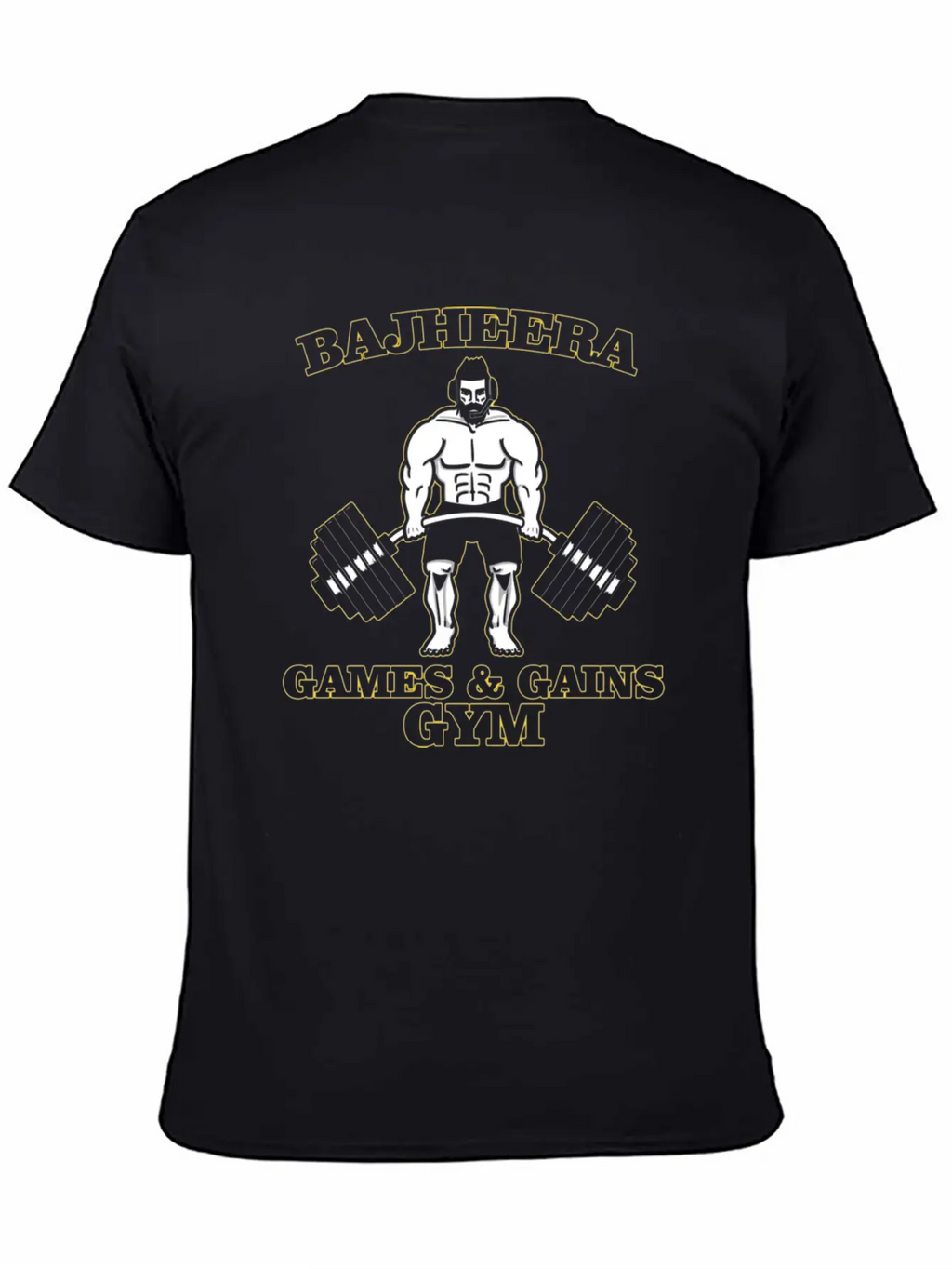 Bajheera Gym Classic Cotton Tee – Unisex Comfort For Any Season