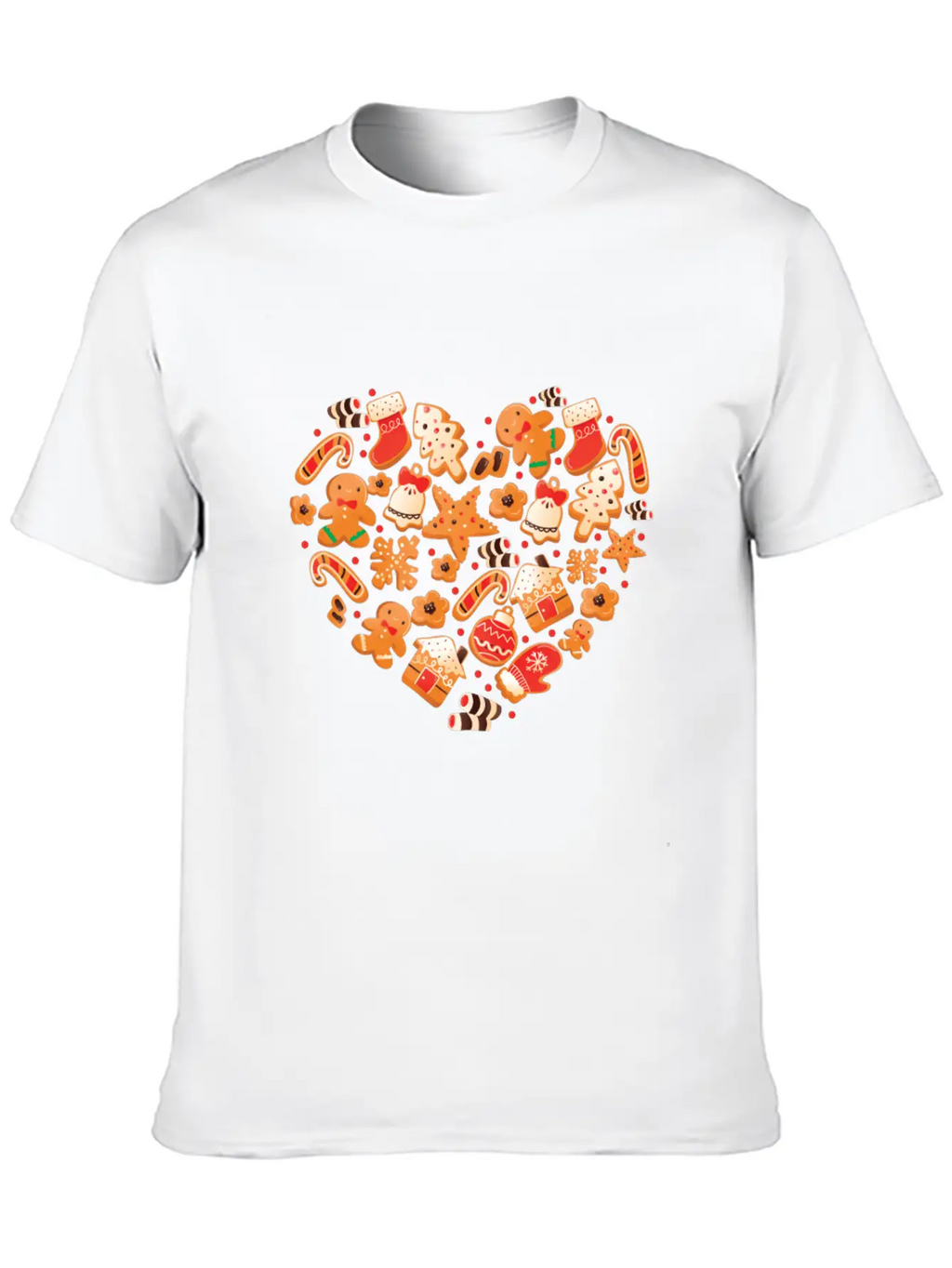Bake Baking Gingerbread Man Breathable Graphic T-Shirt – Perfect For Casual Days