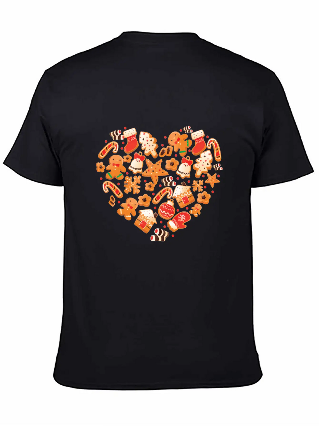 Bake Baking Gingerbread Man Breathable Graphic T-Shirt – Perfect For Casual Days