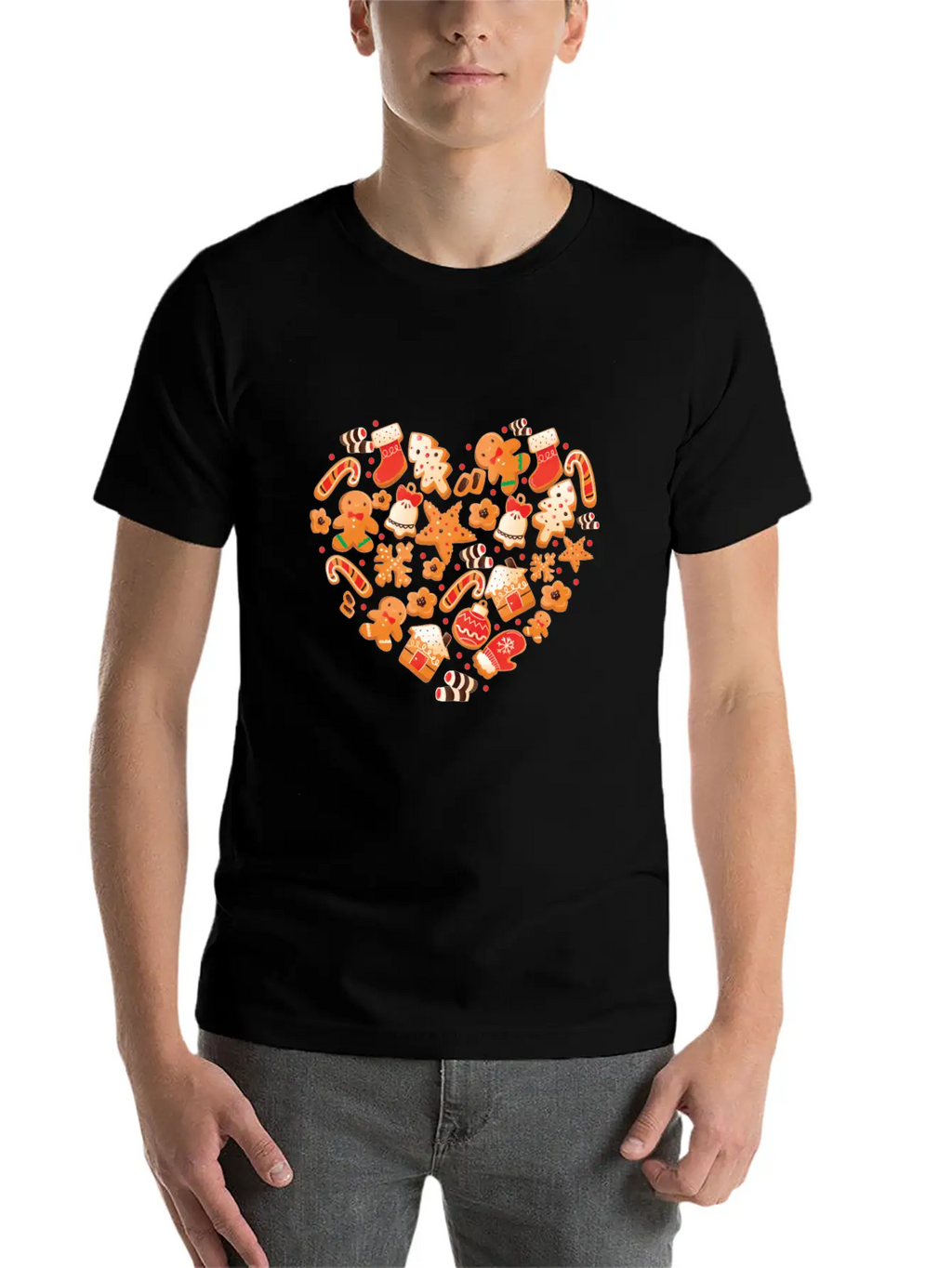 Bake Baking Gingerbread Man Breathable Graphic T-Shirt – Perfect For Casual Days