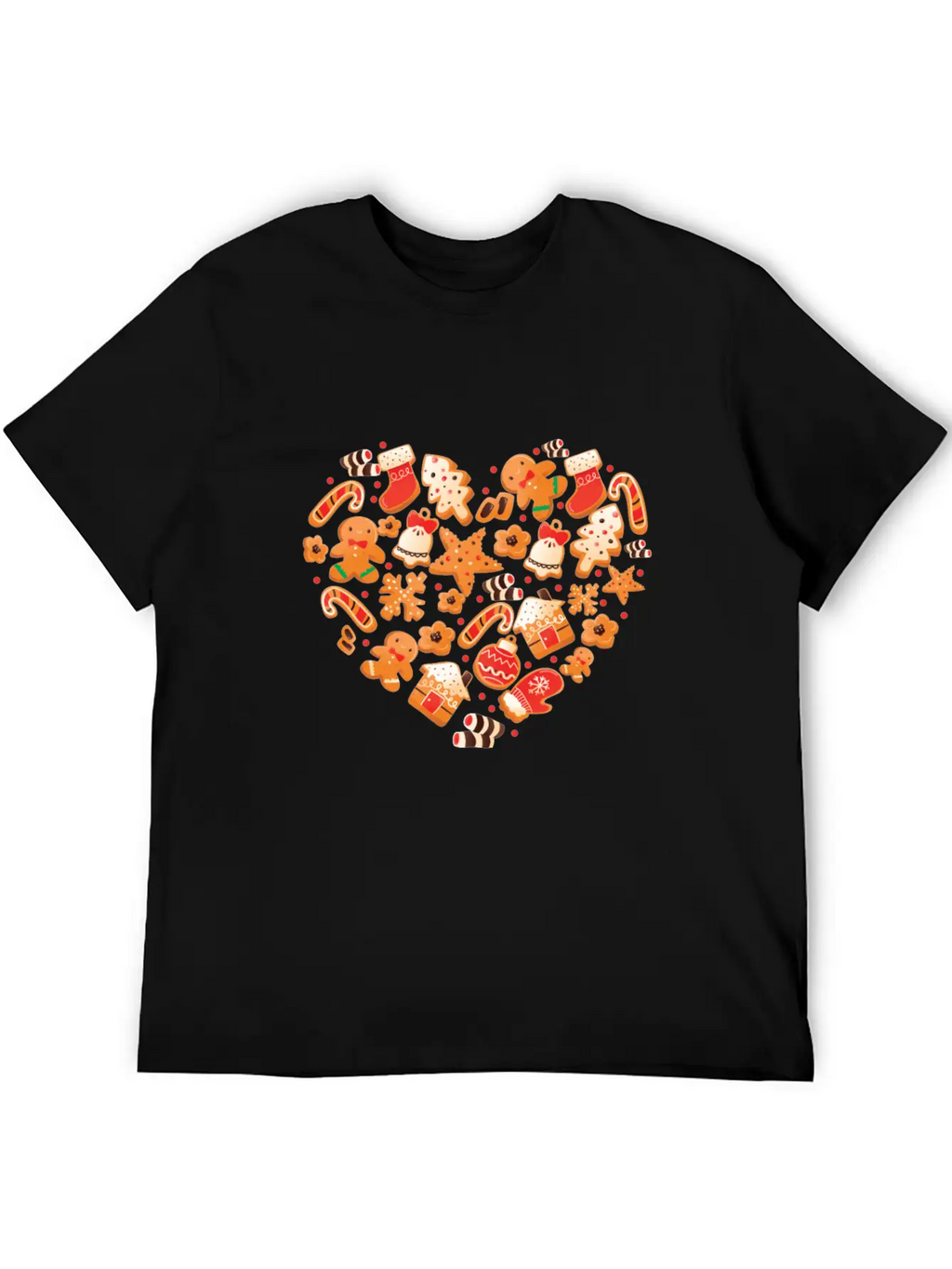 Bake Baking Gingerbread Man Breathable Graphic T-Shirt – Perfect For Casual Days
