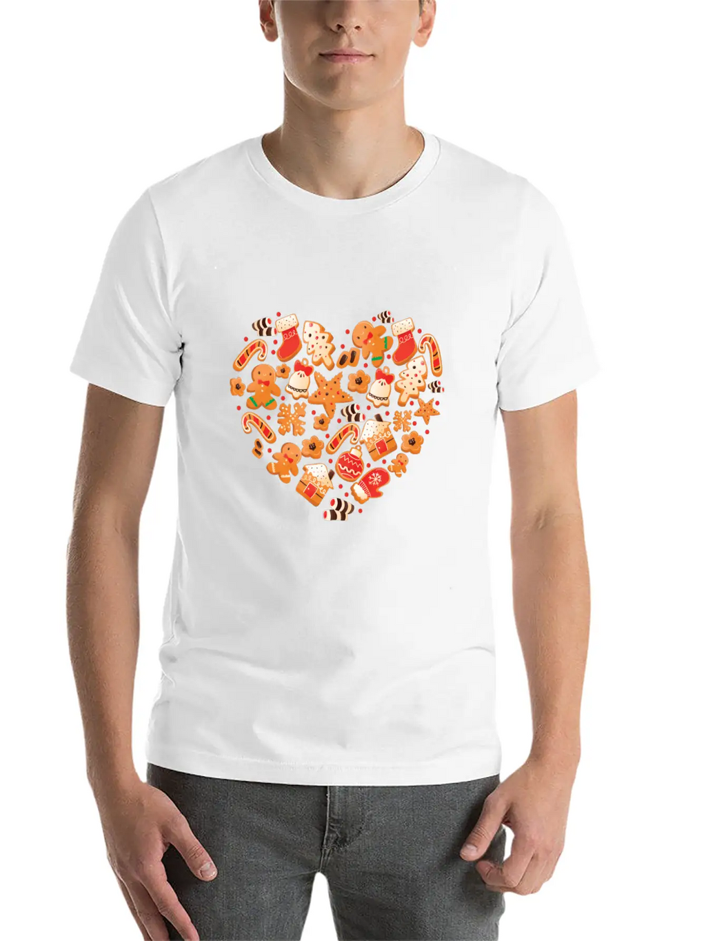 Bake Baking Gingerbread Man Breathable Graphic T-Shirt – Perfect For Casual Days