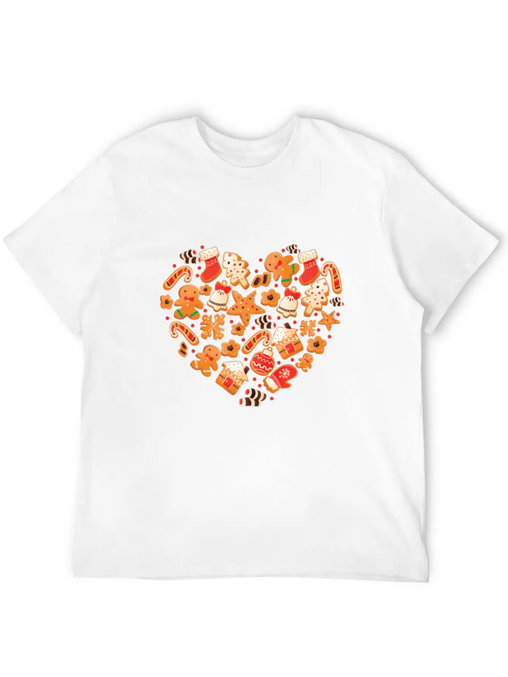 Bake Baking Gingerbread Man Breathable Graphic T-Shirt – Perfect For Casual Days