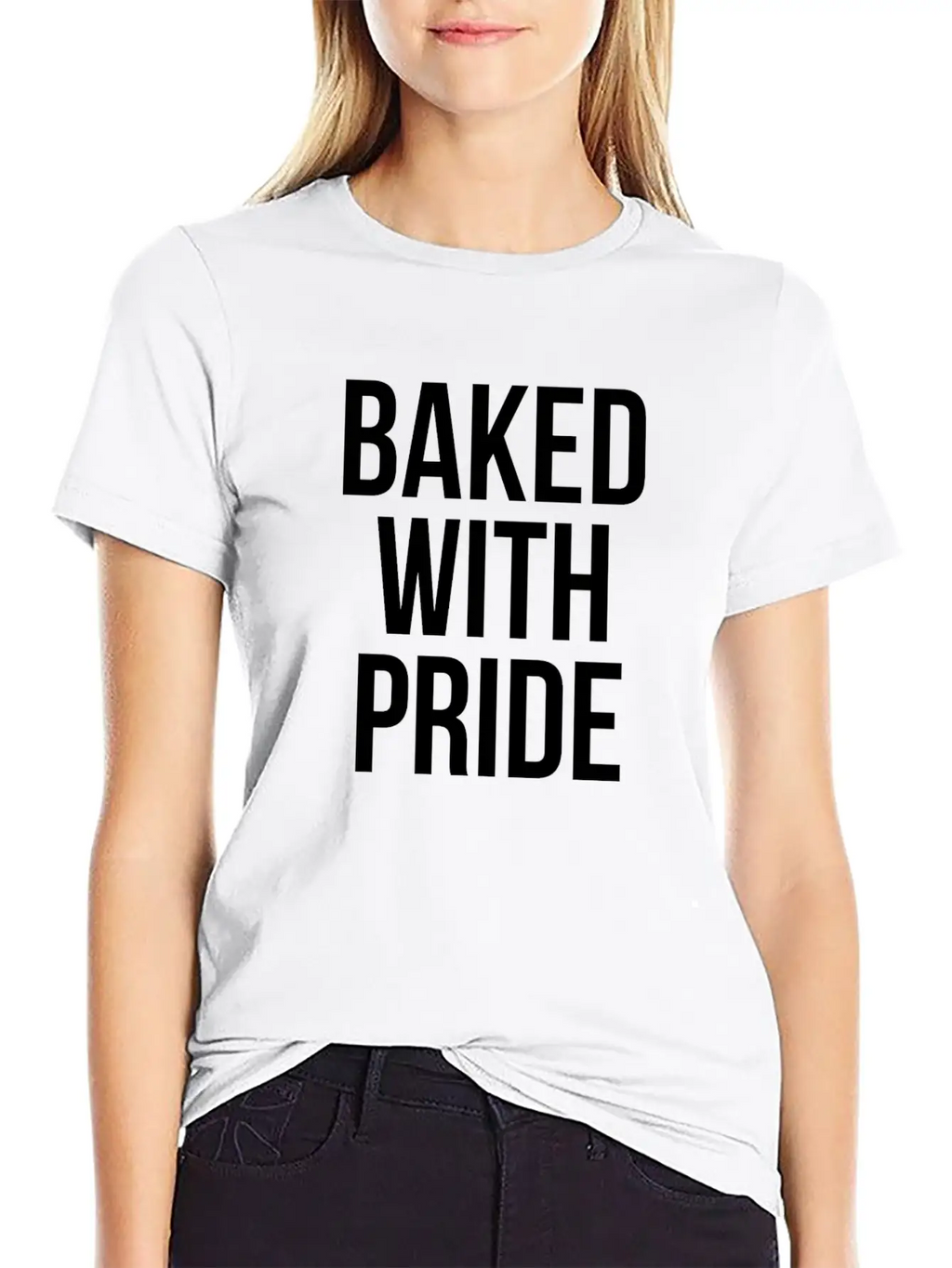 BAKED WITH PRIDE Classic Cotton Tee – Unisex Comfort For Any Season