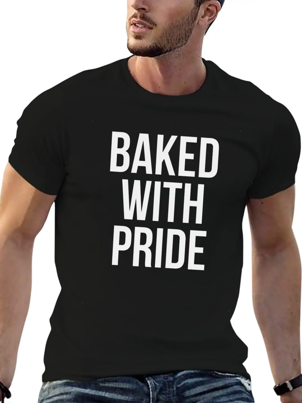 BAKED WITH PRIDE Classic Cotton Tee – Unisex Comfort For Any Season