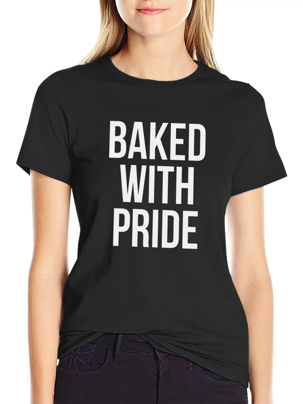 BAKED WITH PRIDE Classic Cotton Tee – Unisex Comfort For Any Season