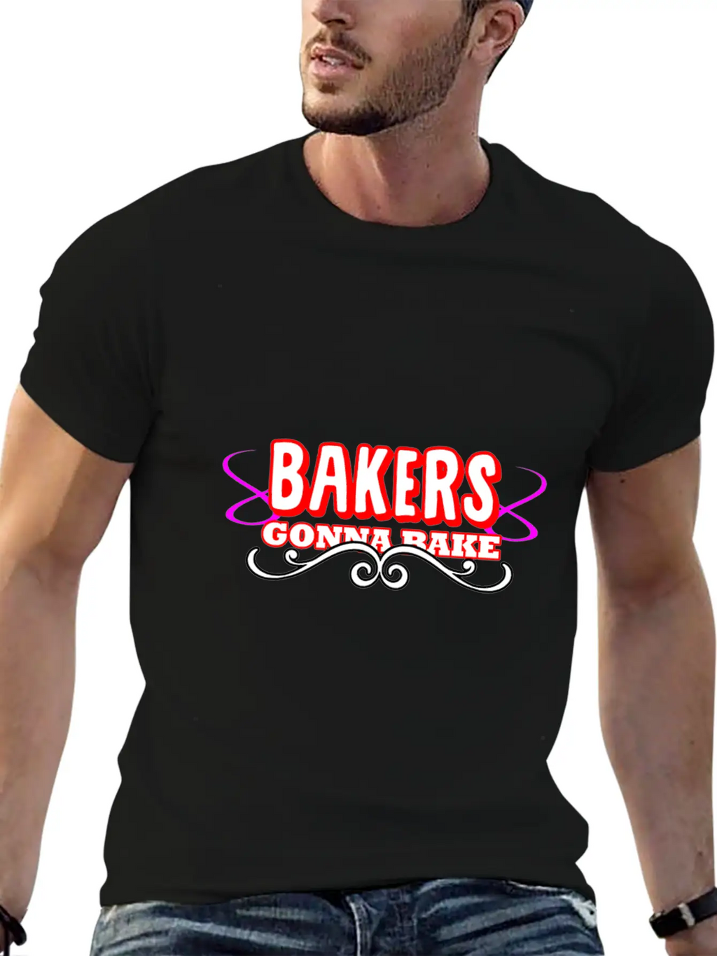 Bakers Gonna Bake Relaxed Everyday Tee – Lightweight And Durable Cotton