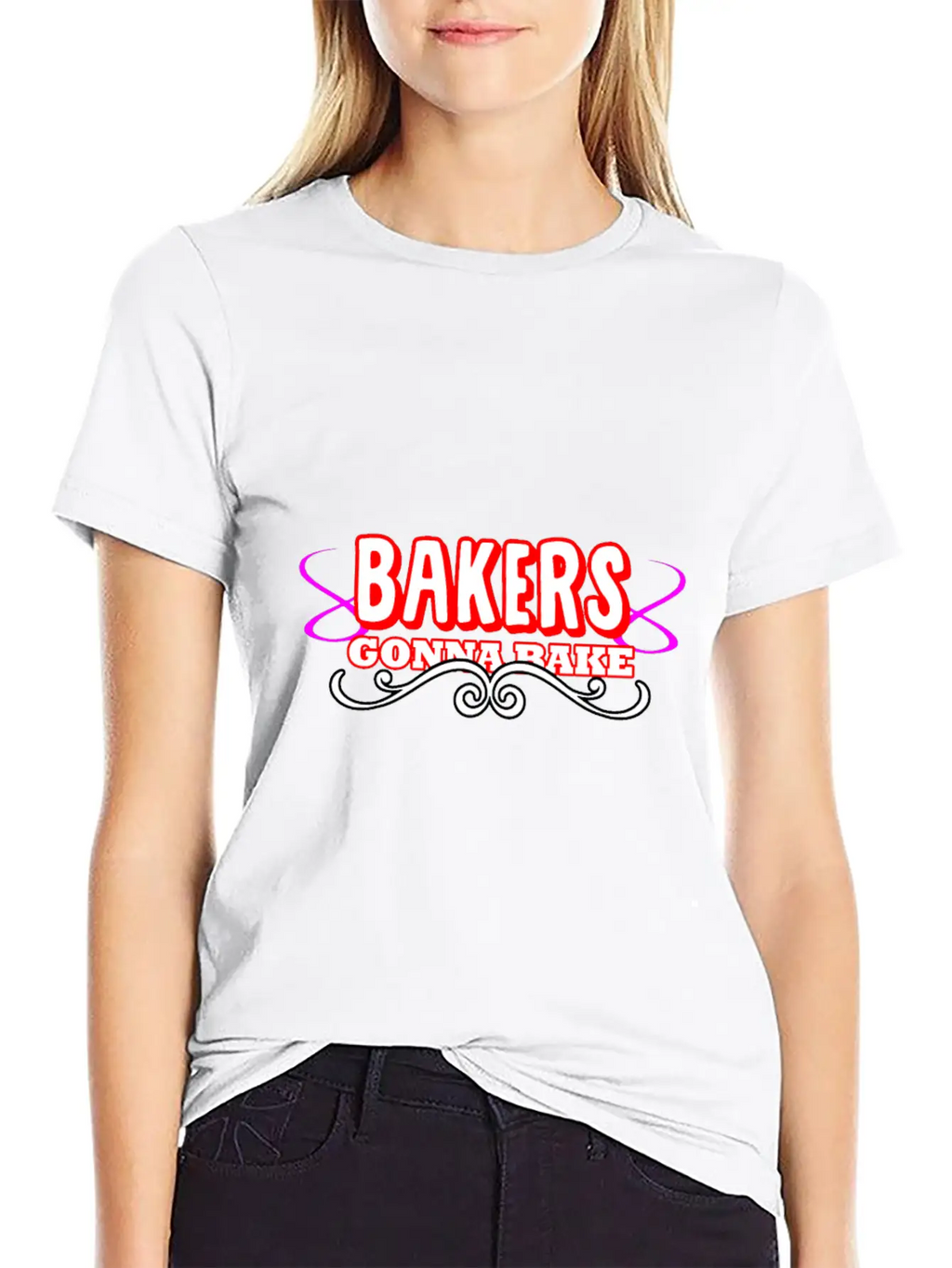 Bakers Gonna Bake Relaxed Everyday Tee – Lightweight And Durable Cotton