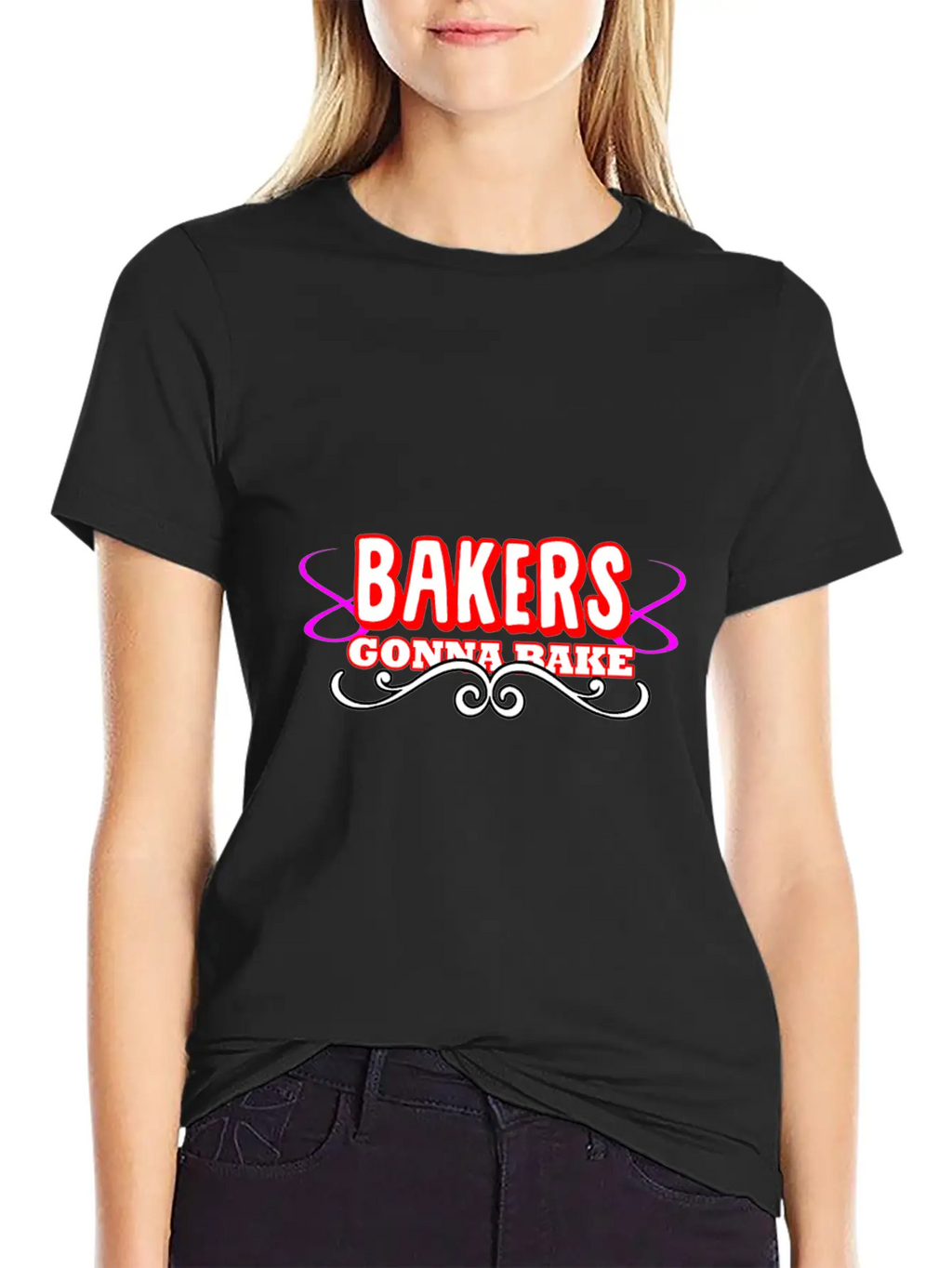 Bakers Gonna Bake Relaxed Everyday Tee – Lightweight And Durable Cotton