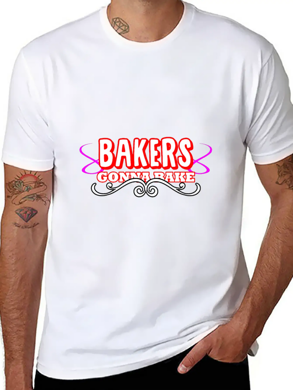 Bakers Gonna Bake Relaxed Everyday Tee – Lightweight And Durable Cotton
