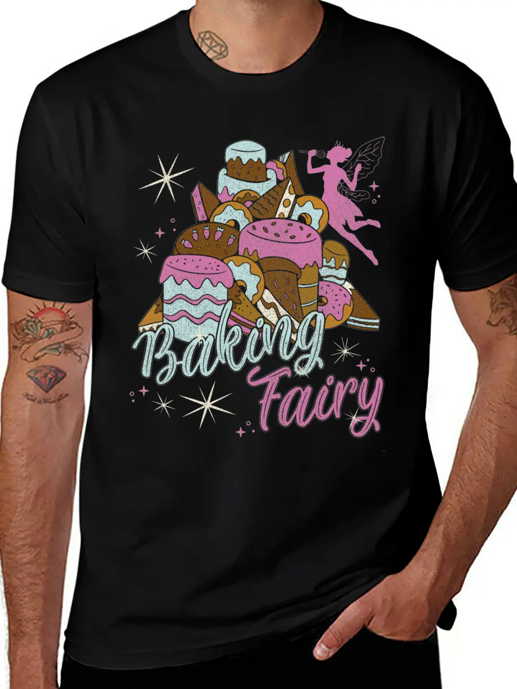 Baking Fairy Doing Magic - Gift Idea For Baking Classic Cotton Tee – Unisex Comfort For Any Season