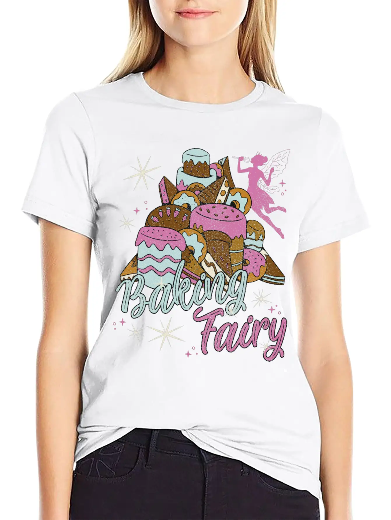 Baking Fairy Doing Magic - Gift Idea For Baking Classic Cotton Tee – Unisex Comfort For Any Season