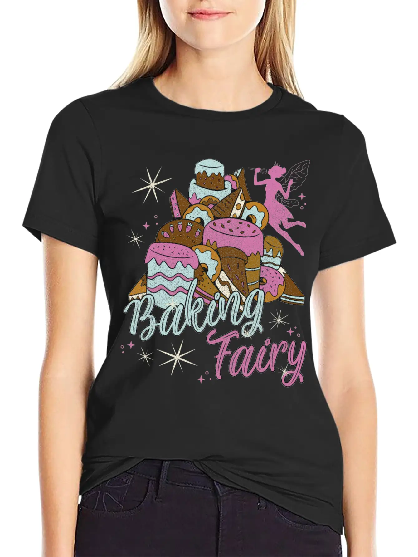 Baking Fairy Doing Magic - Gift Idea For Baking Classic Cotton Tee – Unisex Comfort For Any Season