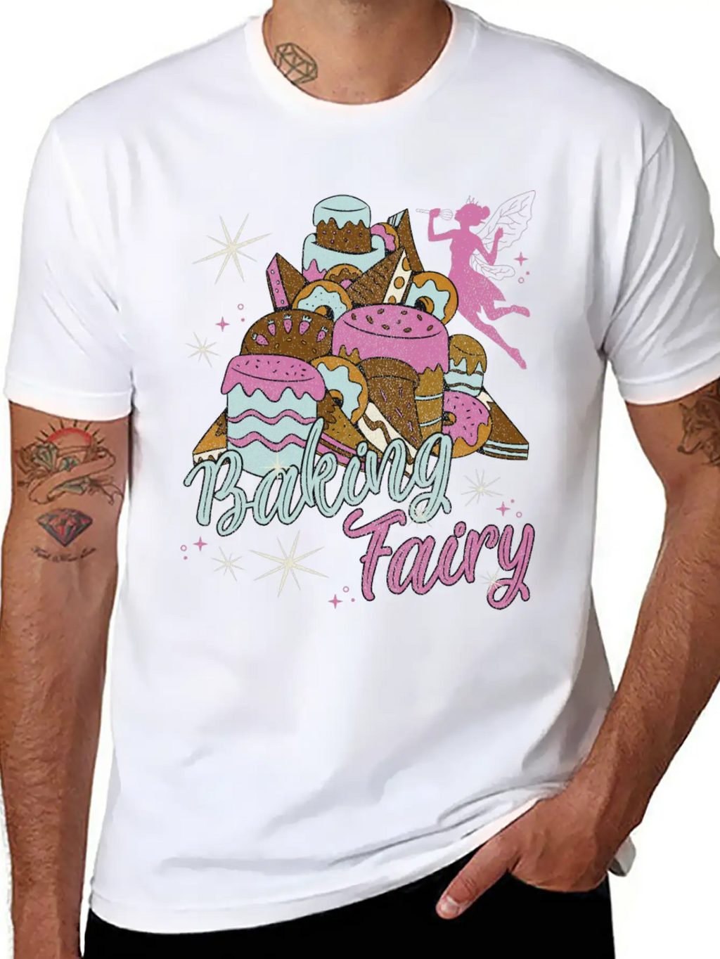 Baking Fairy Doing Magic - Gift Idea For Baking Classic Cotton Tee – Unisex Comfort For Any Season
