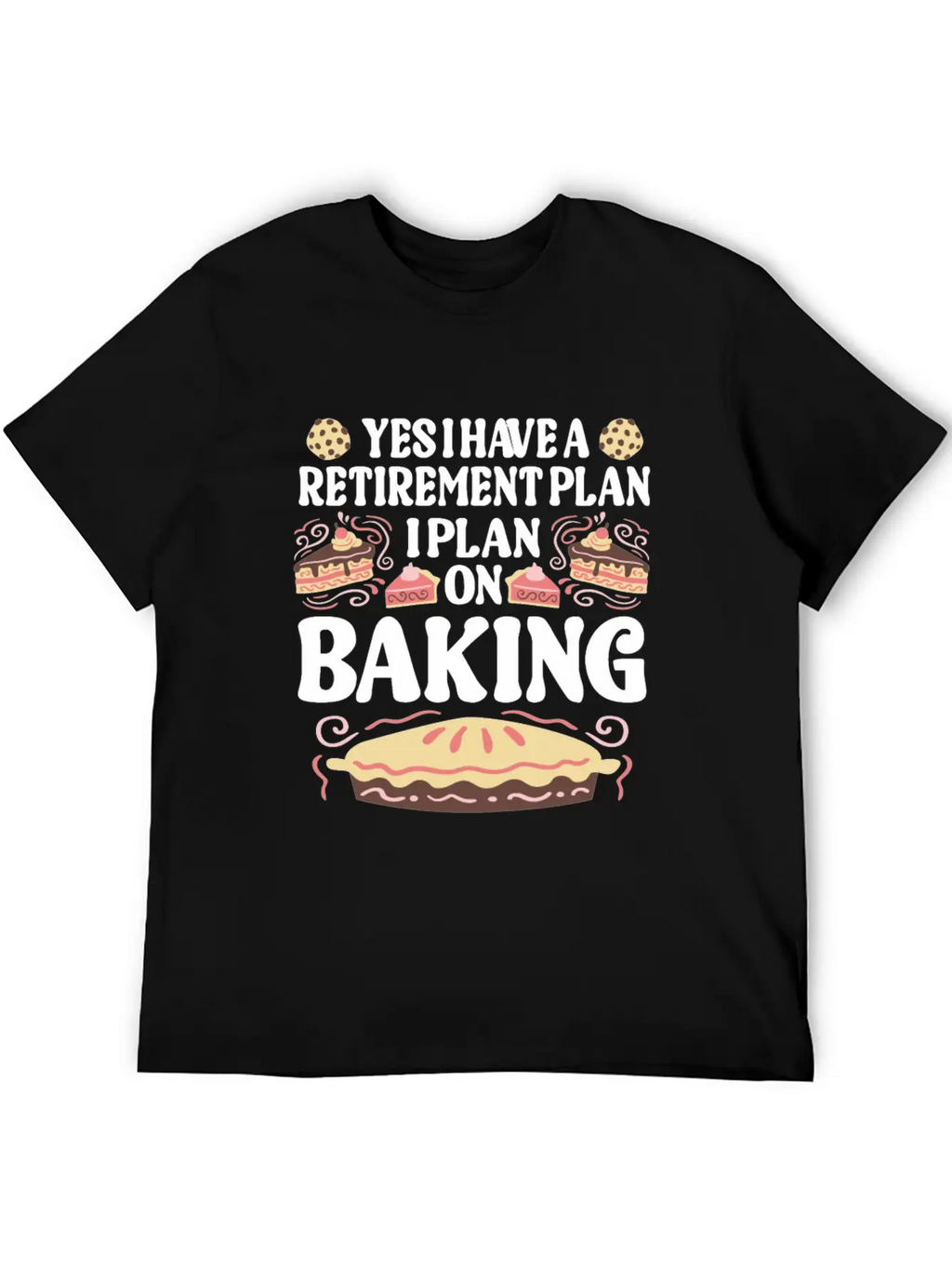 Baking Pun Bake Cook Chef Baker Relaxed Everyday Tee – Lightweight And Durable Cotton