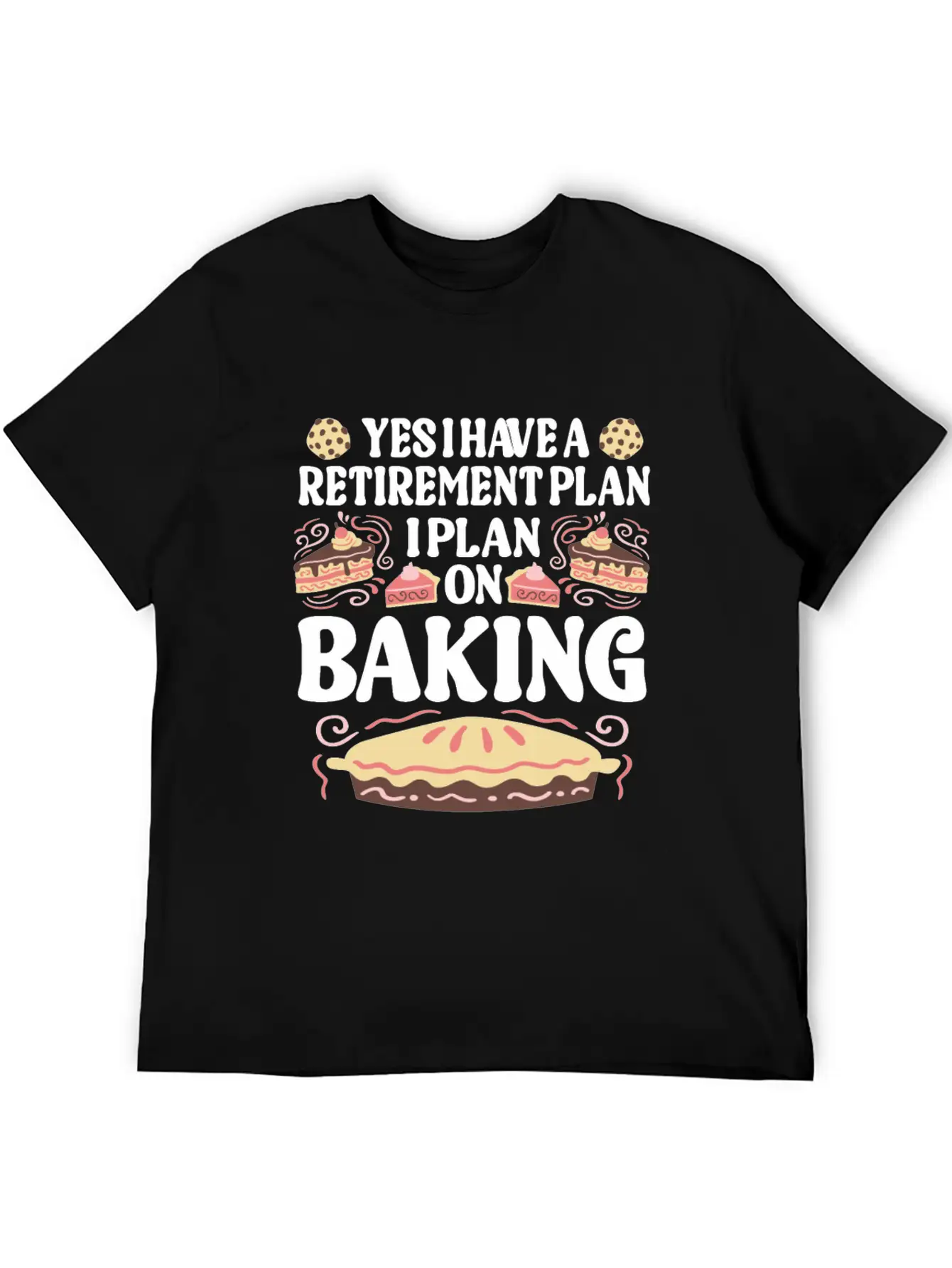Baking Pun Bake Cook Chef Baker Relaxed Everyday Tee – Lightweight And Durable Cotton