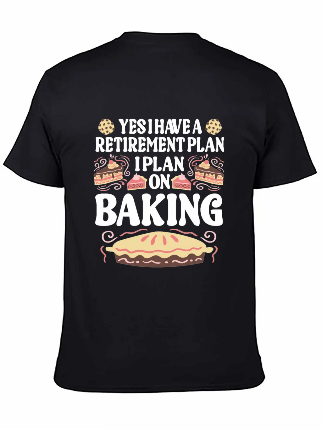 Baking Pun Bake Cook Chef Baker Relaxed Everyday Tee – Lightweight And Durable Cotton