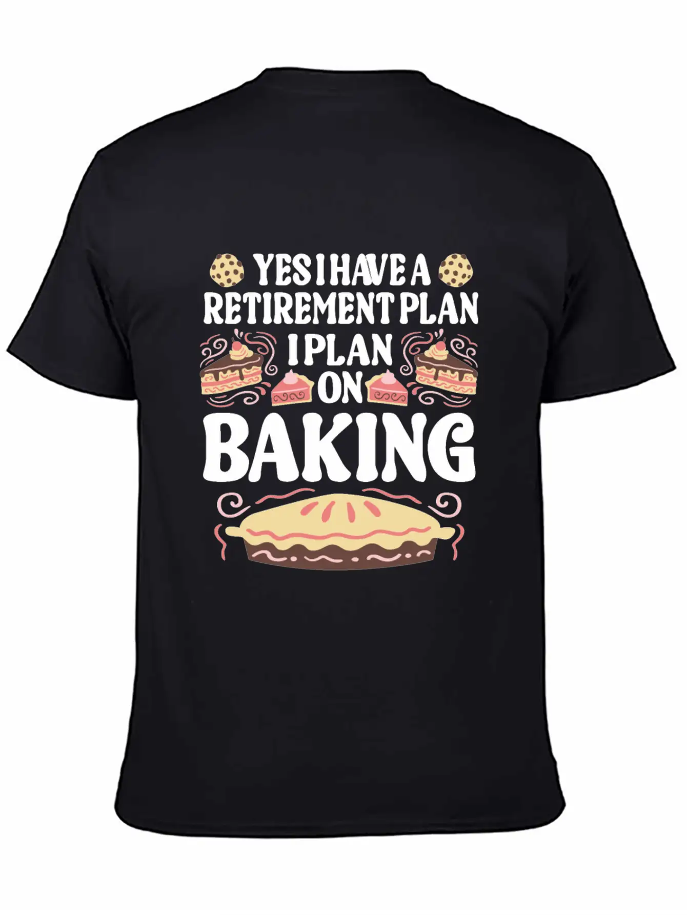 Baking Pun Bake Cook Chef Baker Relaxed Everyday Tee – Lightweight And Durable Cotton