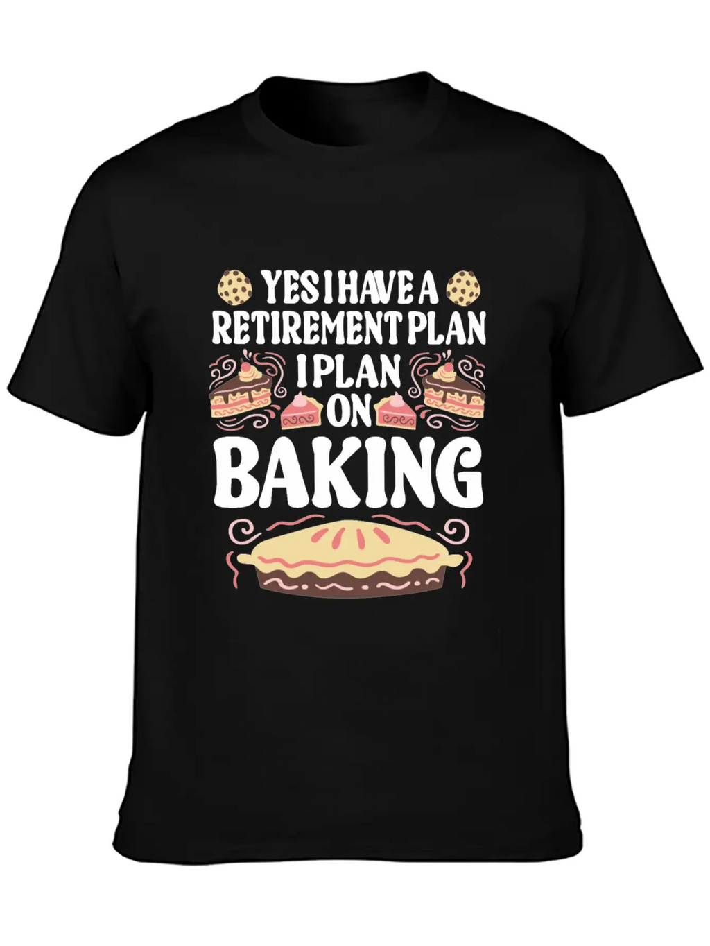 Baking Pun Bake Cook Chef Baker Relaxed Everyday Tee – Lightweight And Durable Cotton