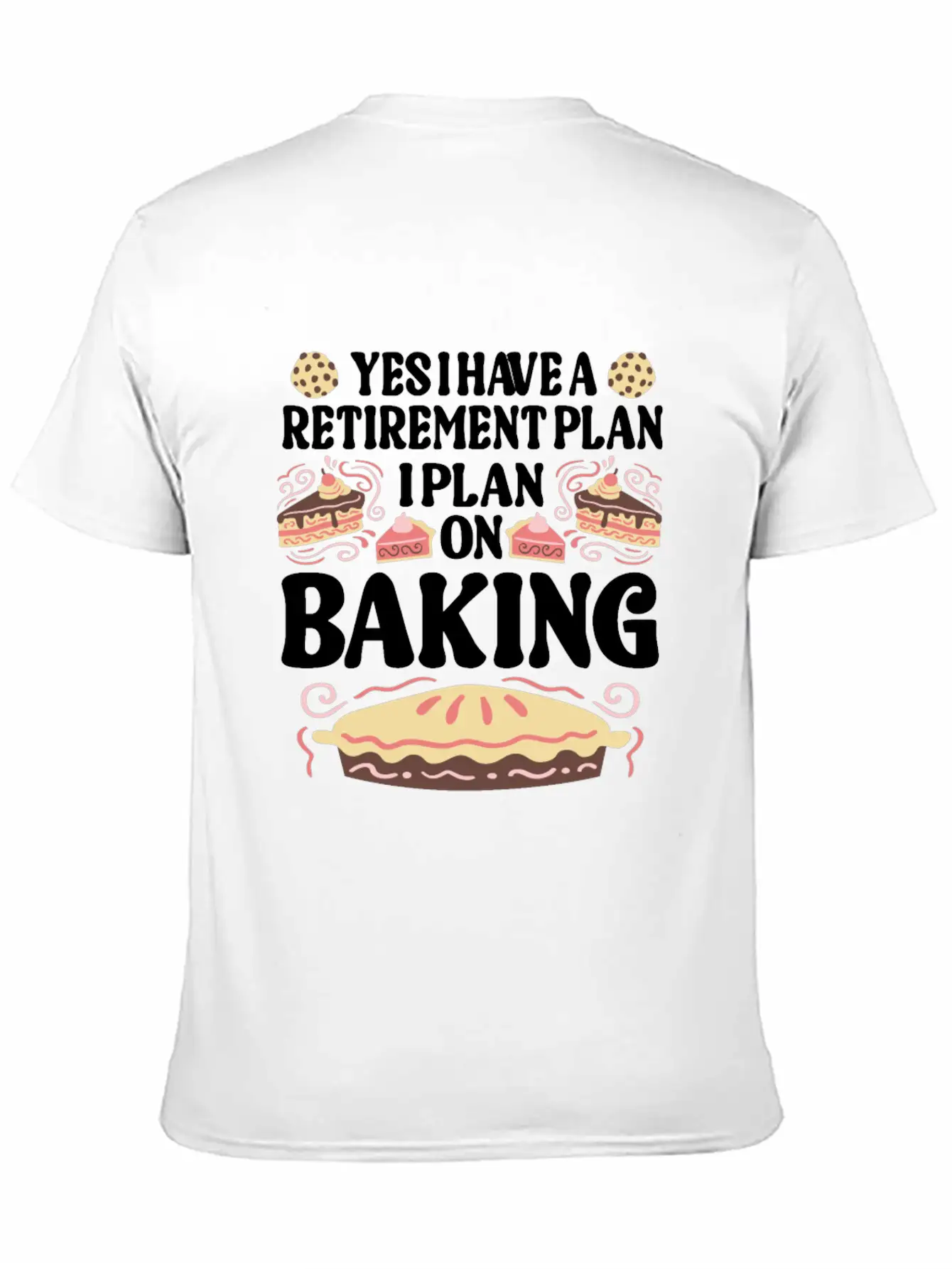 Baking Pun Bake Cook Chef Baker Relaxed Everyday Tee – Lightweight And Durable Cotton