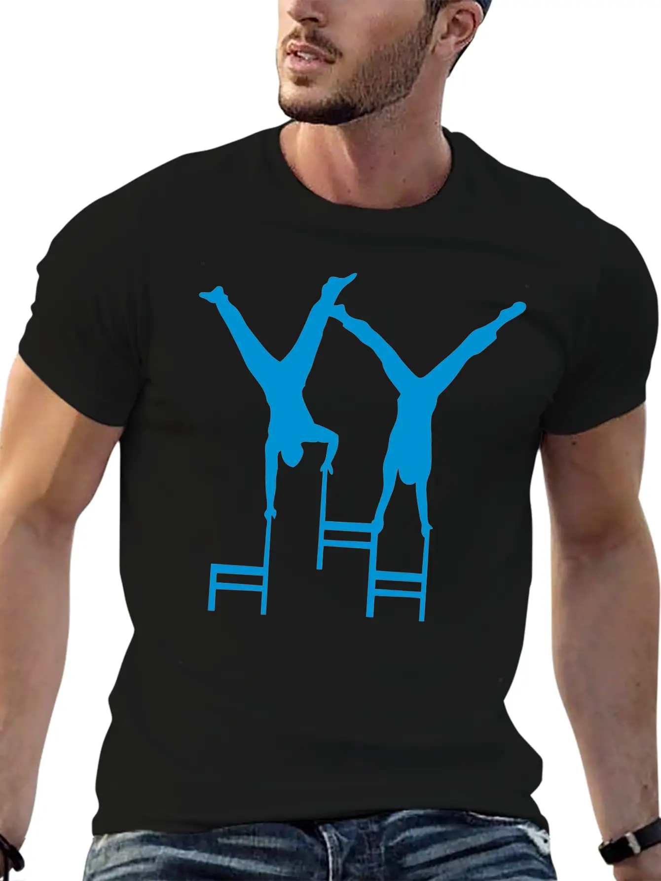 Balance Chair Circus 2 Basic Graphic T-Shirt – Daily Comfort In Soft Cotton