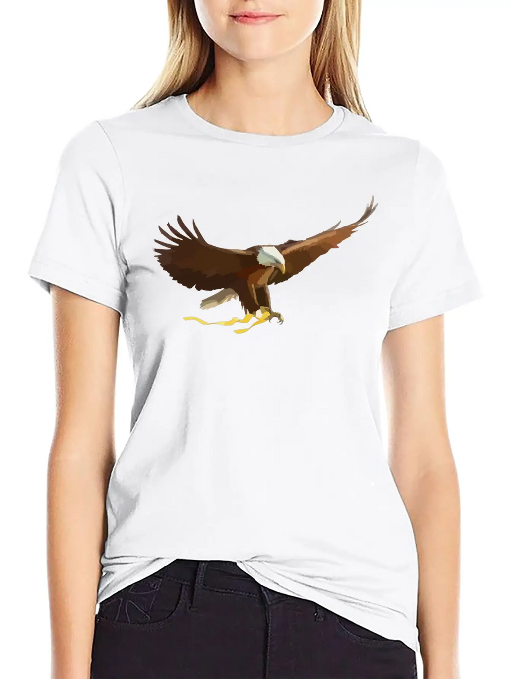 Bald-eagle-297517.png Stylish Everyday T-Shirt – Unisex Basic Cotton Tee