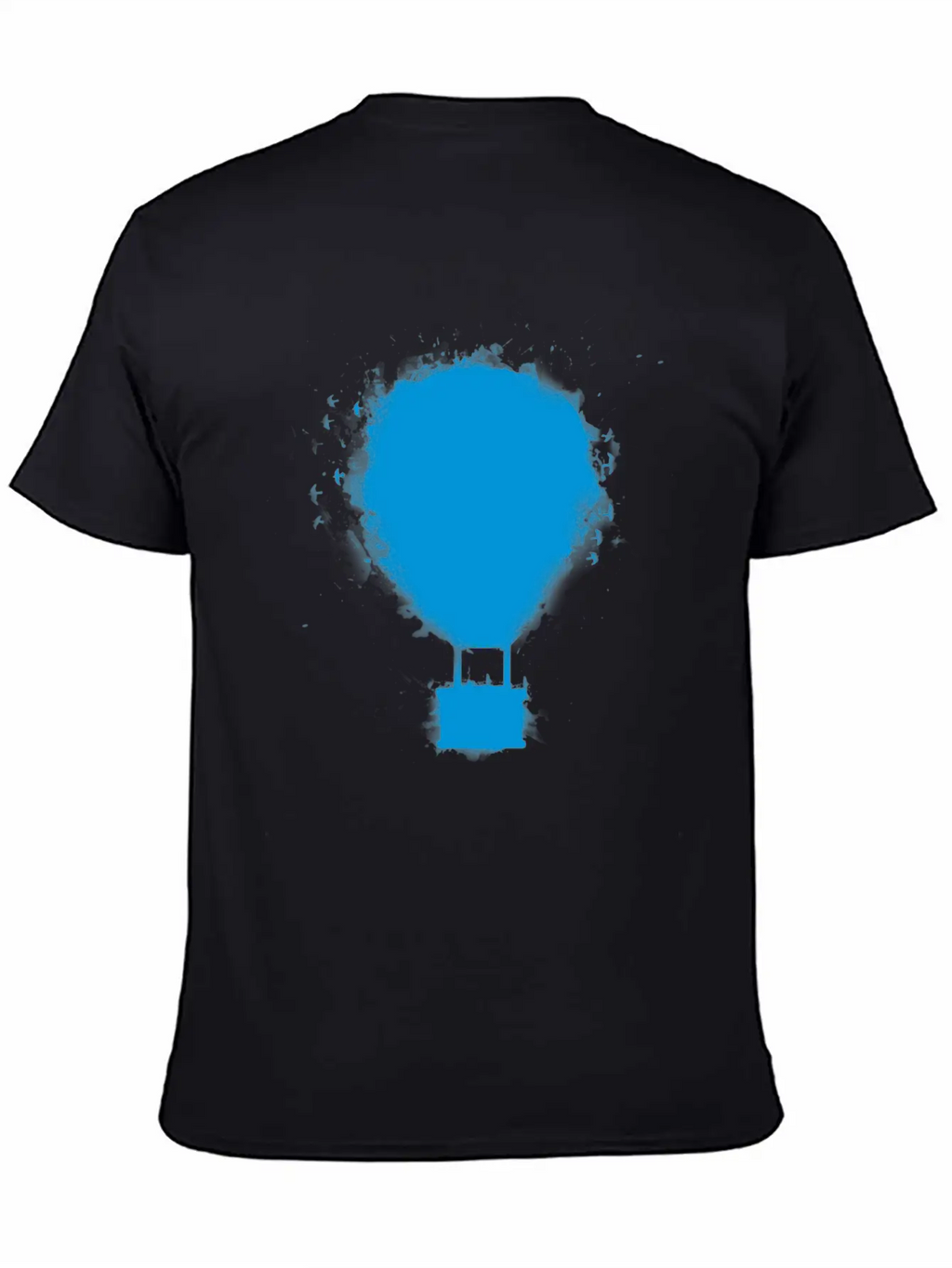 Balloon Blue Essential Cotton Tee For Daily Outfits – Unisex Style