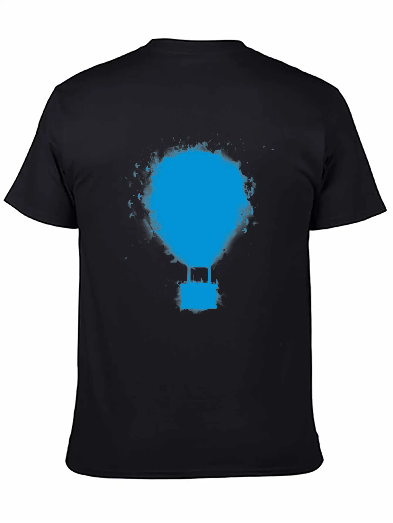 Balloon Blue Essential Cotton Tee For Daily Outfits – Unisex Style