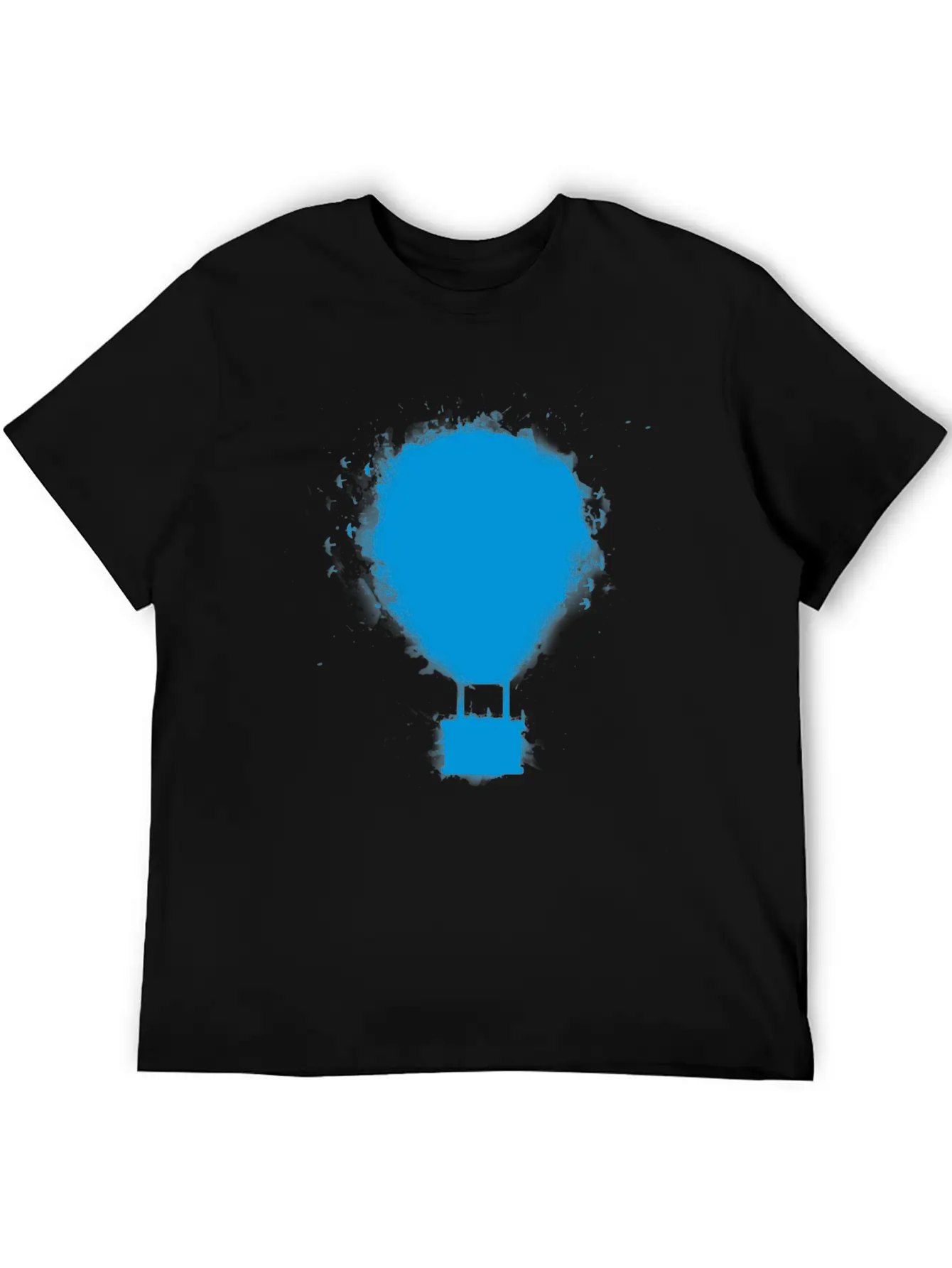 Balloon Blue Essential Cotton Tee For Daily Outfits – Unisex Style
