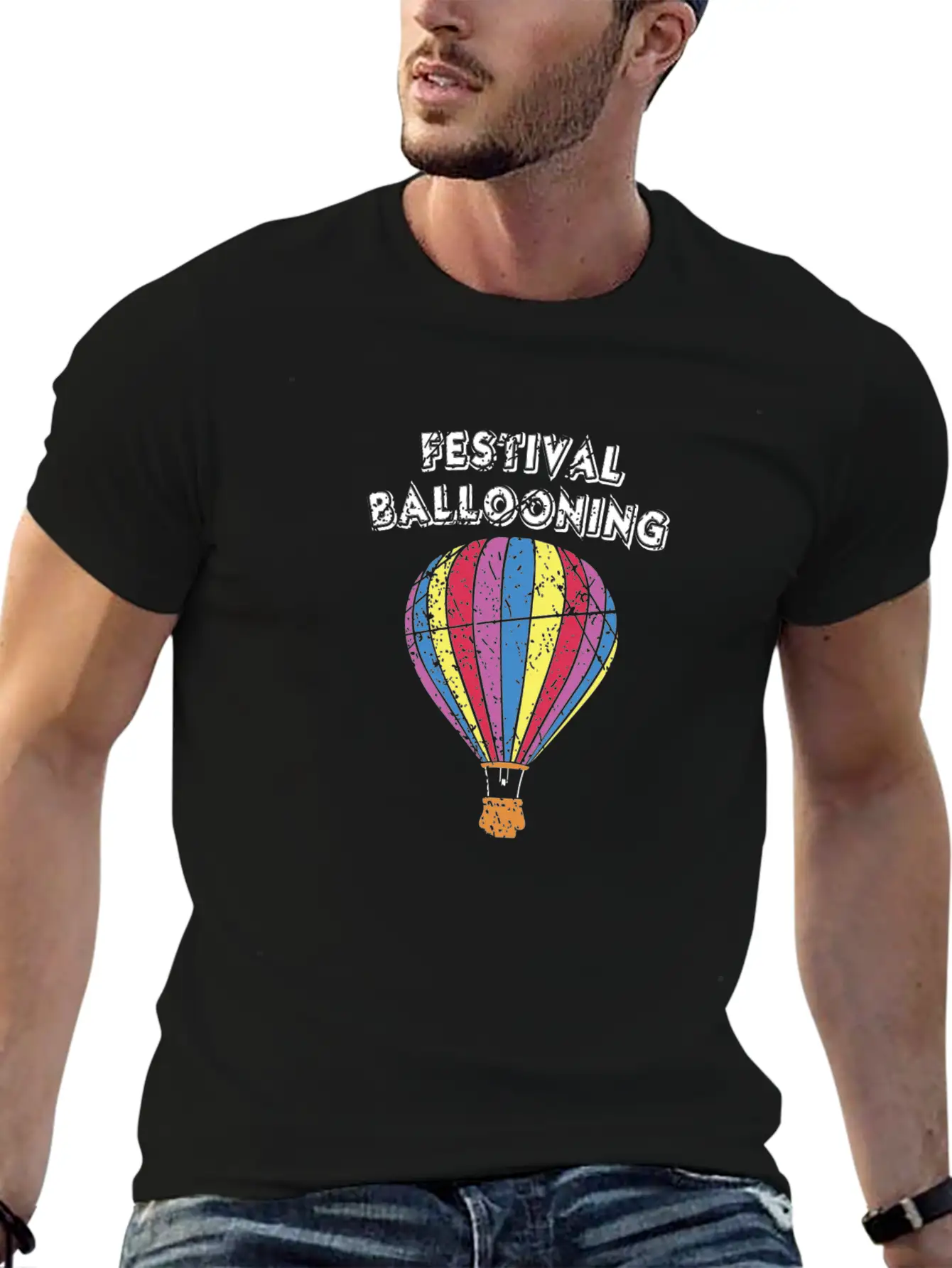 Ballooning Festival Hot Air Balloon Summer Shirt Essential Cotton Tee For Daily Outfits – Unisex Style