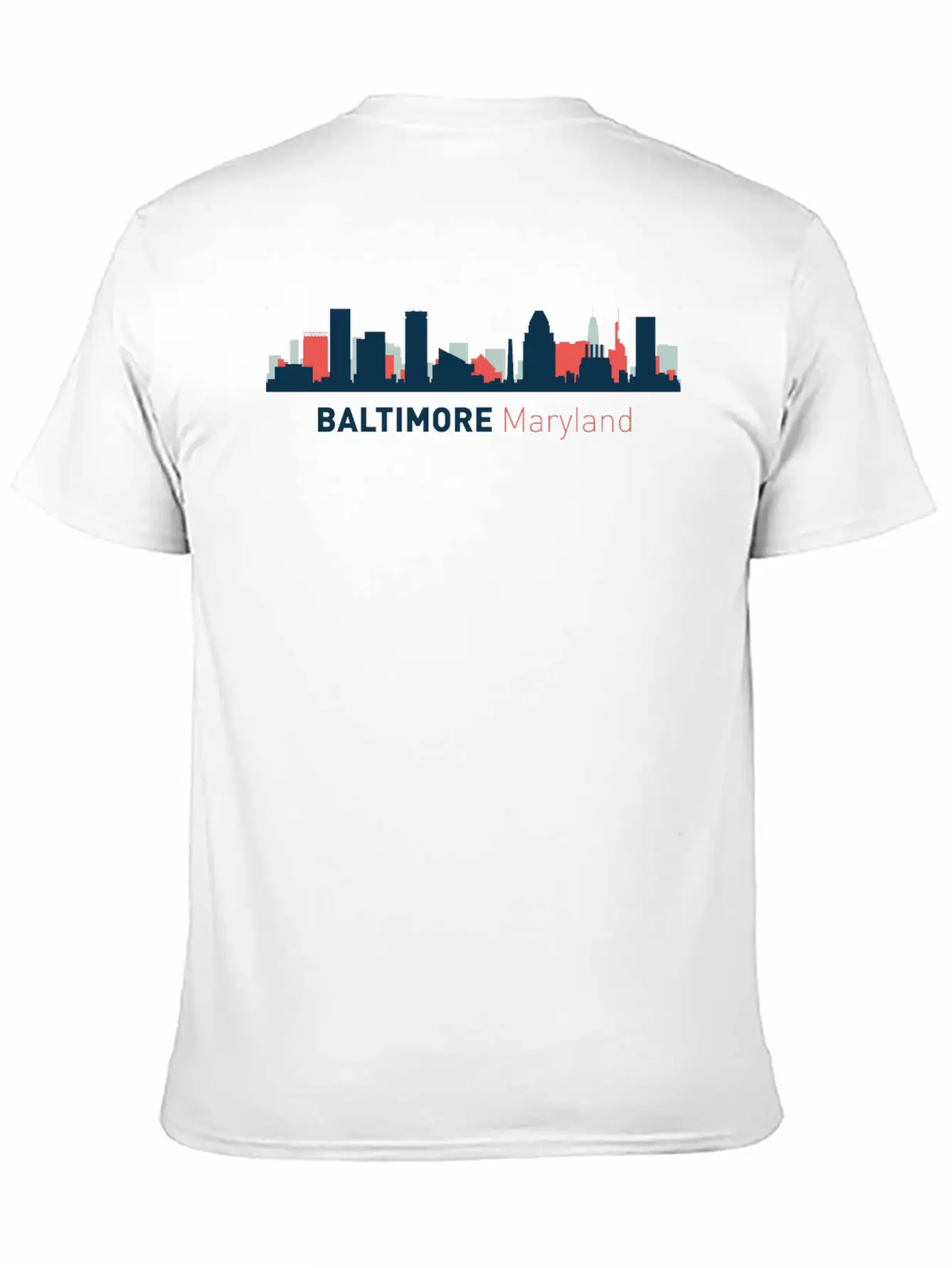 Baltimore, Maryland Breathable Soft Cotton T-Shirt – Timeless Casual Look