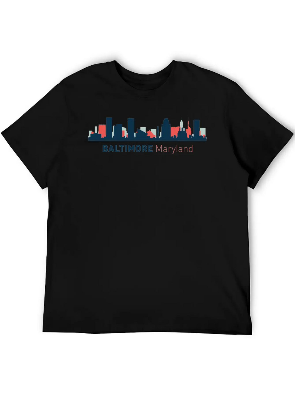 Baltimore, Maryland Breathable Soft Cotton T-Shirt – Timeless Casual Look
