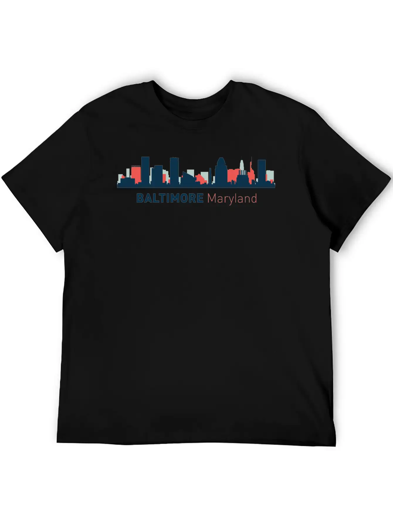 Baltimore, Maryland Breathable Soft Cotton T-Shirt – Timeless Casual Look