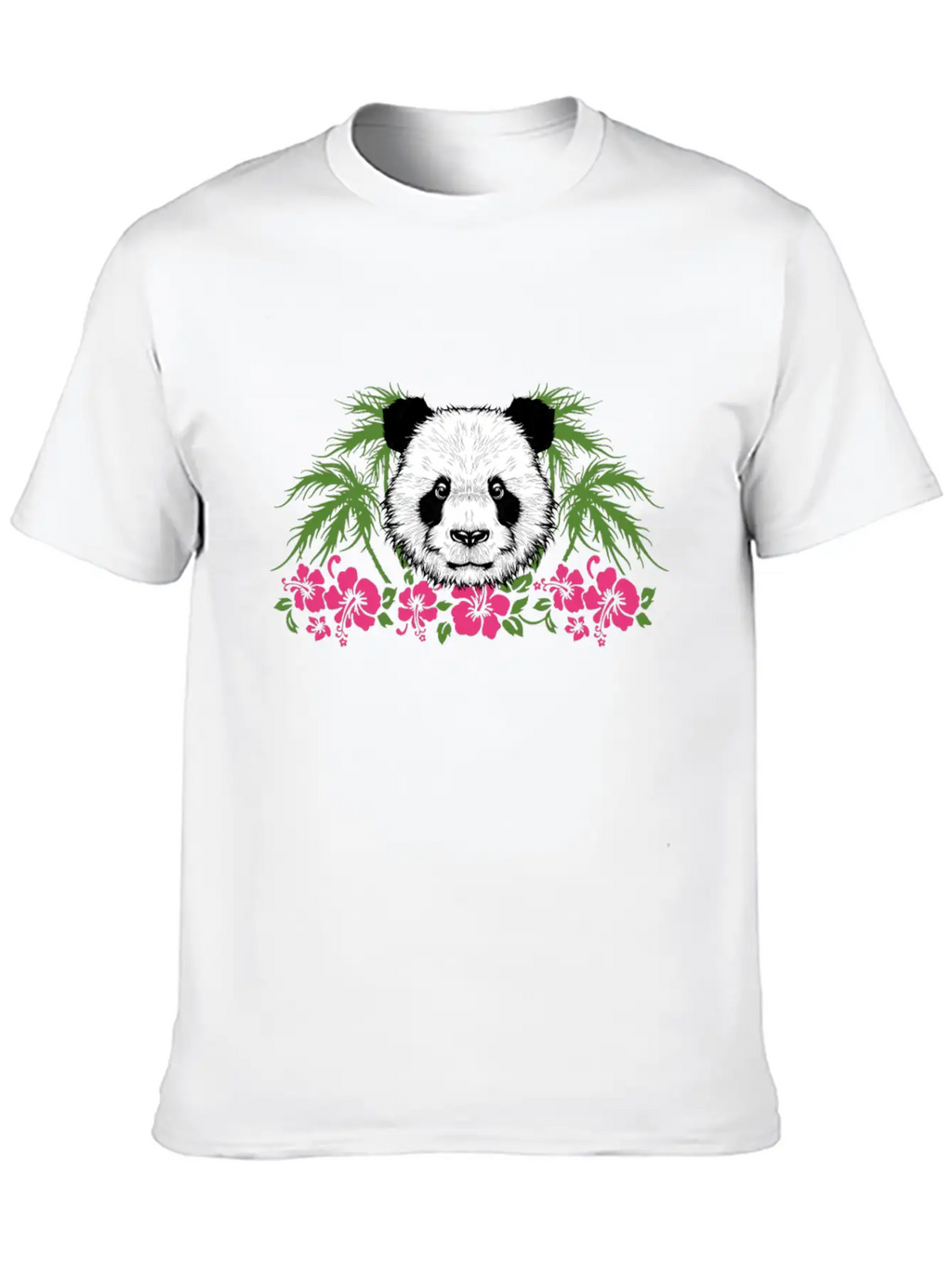 Bamboo Panda Panda Harbor Panda Head Girl Outfit Breathable Soft Cotton T-Shirt – Timeless Casual Look