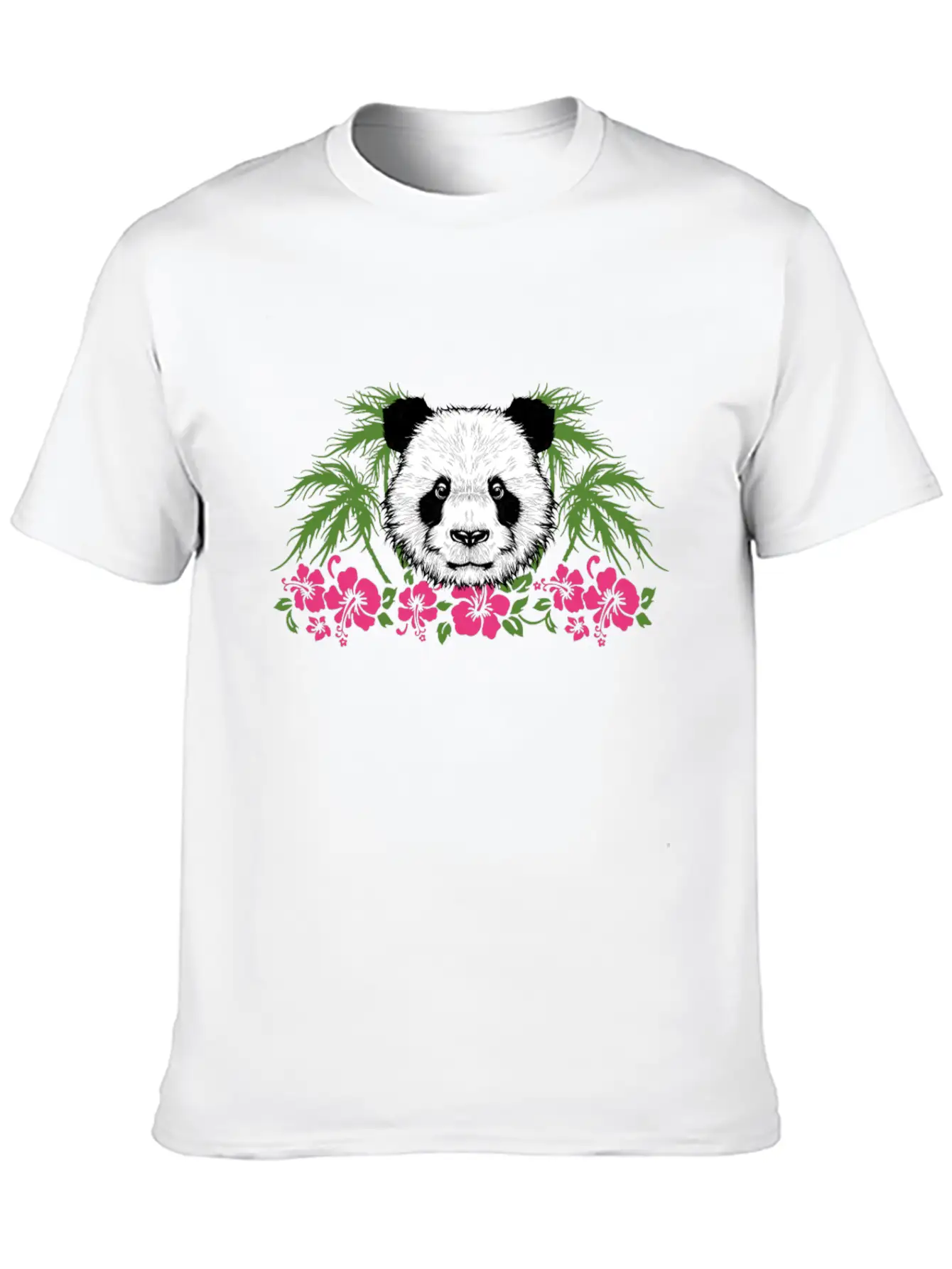 Bamboo Panda Panda Harbor Panda Head Girl Outfit Breathable Soft Cotton T-Shirt – Timeless Casual Look