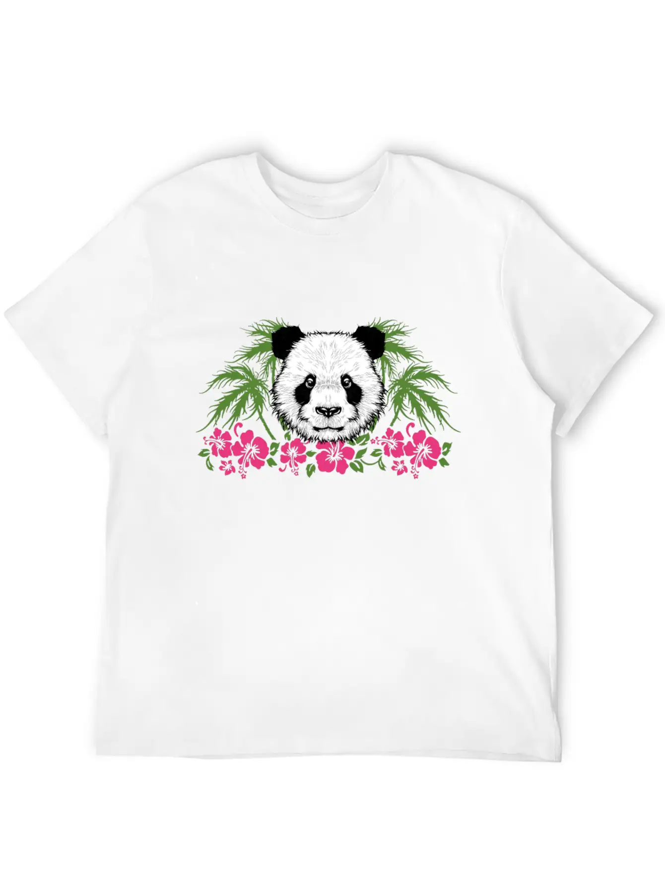Bamboo Panda Panda Harbor Panda Head Girl Outfit Breathable Soft Cotton T-Shirt – Timeless Casual Look